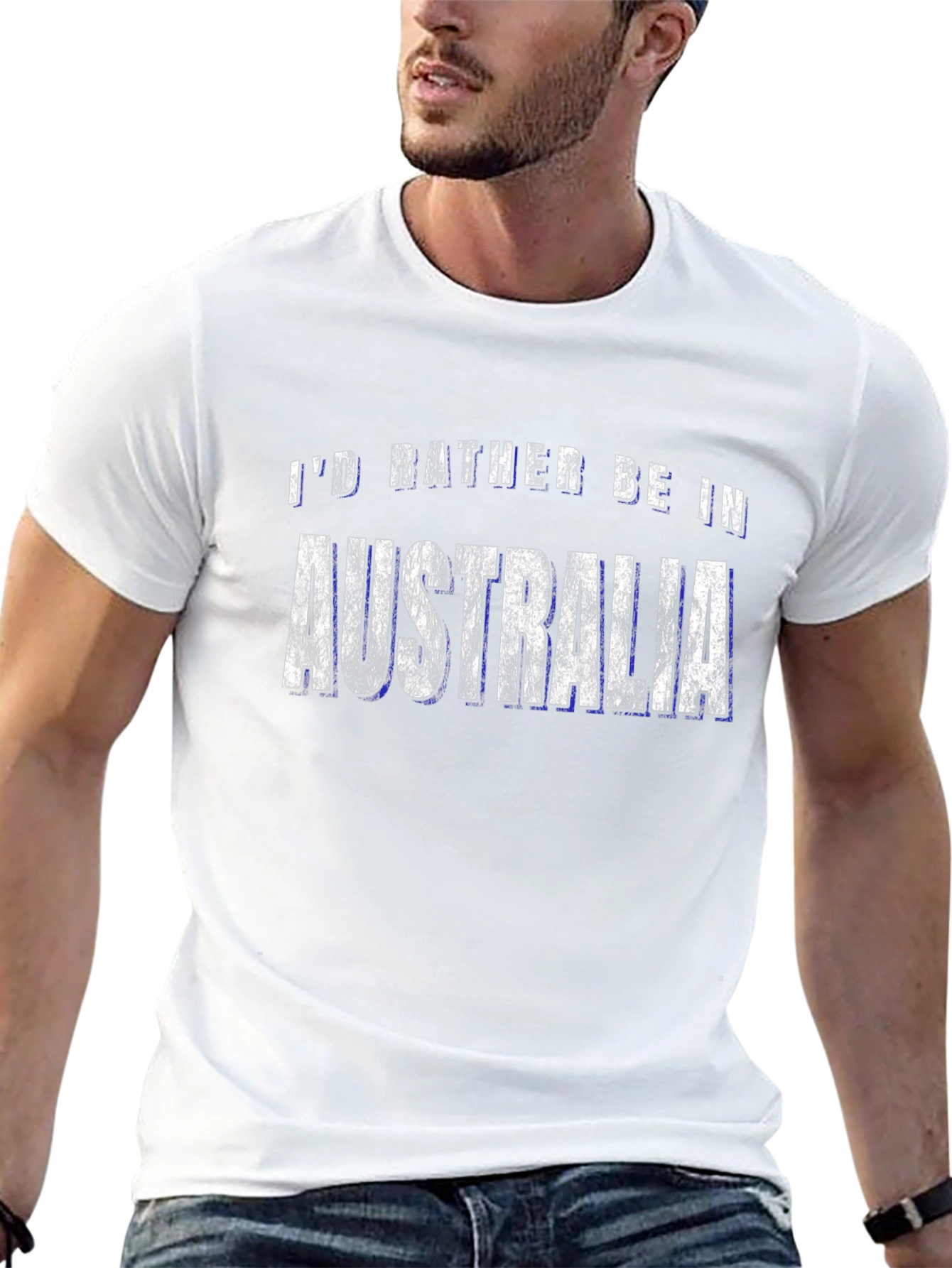 Id Rather Be in Australia Graphic T-Shirt