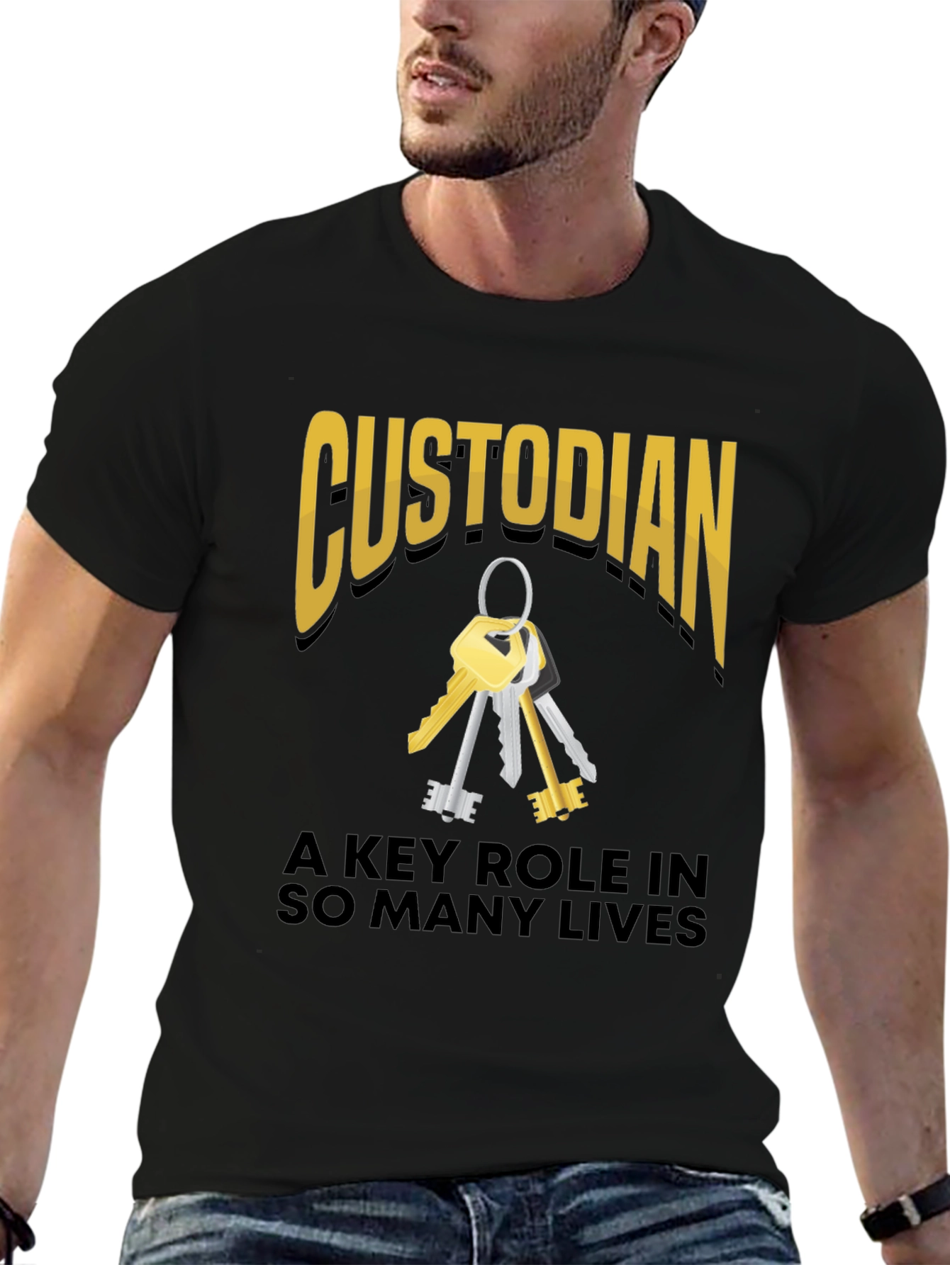 Custodian Key Role T-Shirt