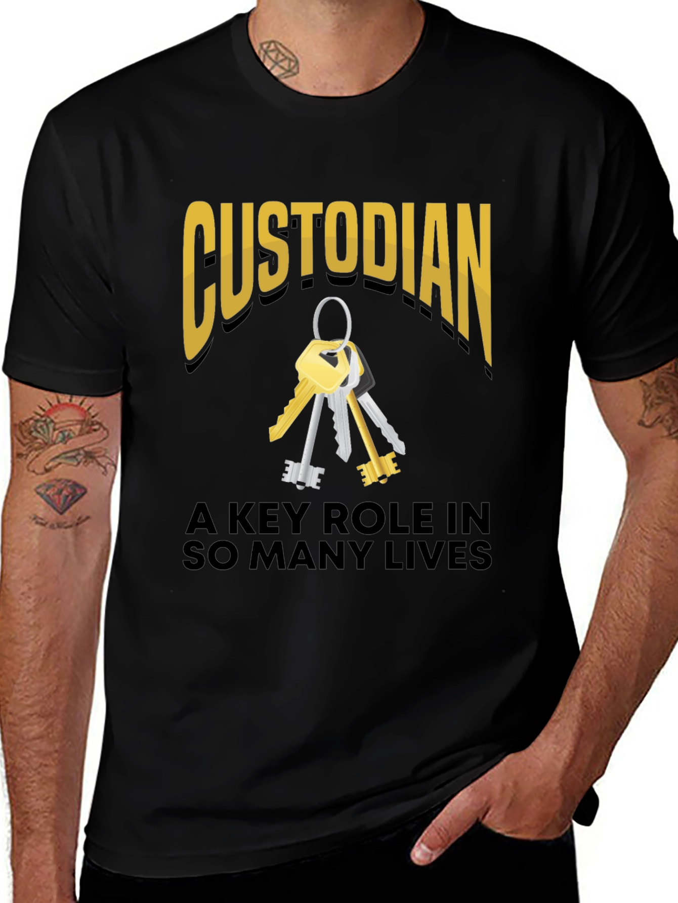 Custodian Key Role T-Shirt