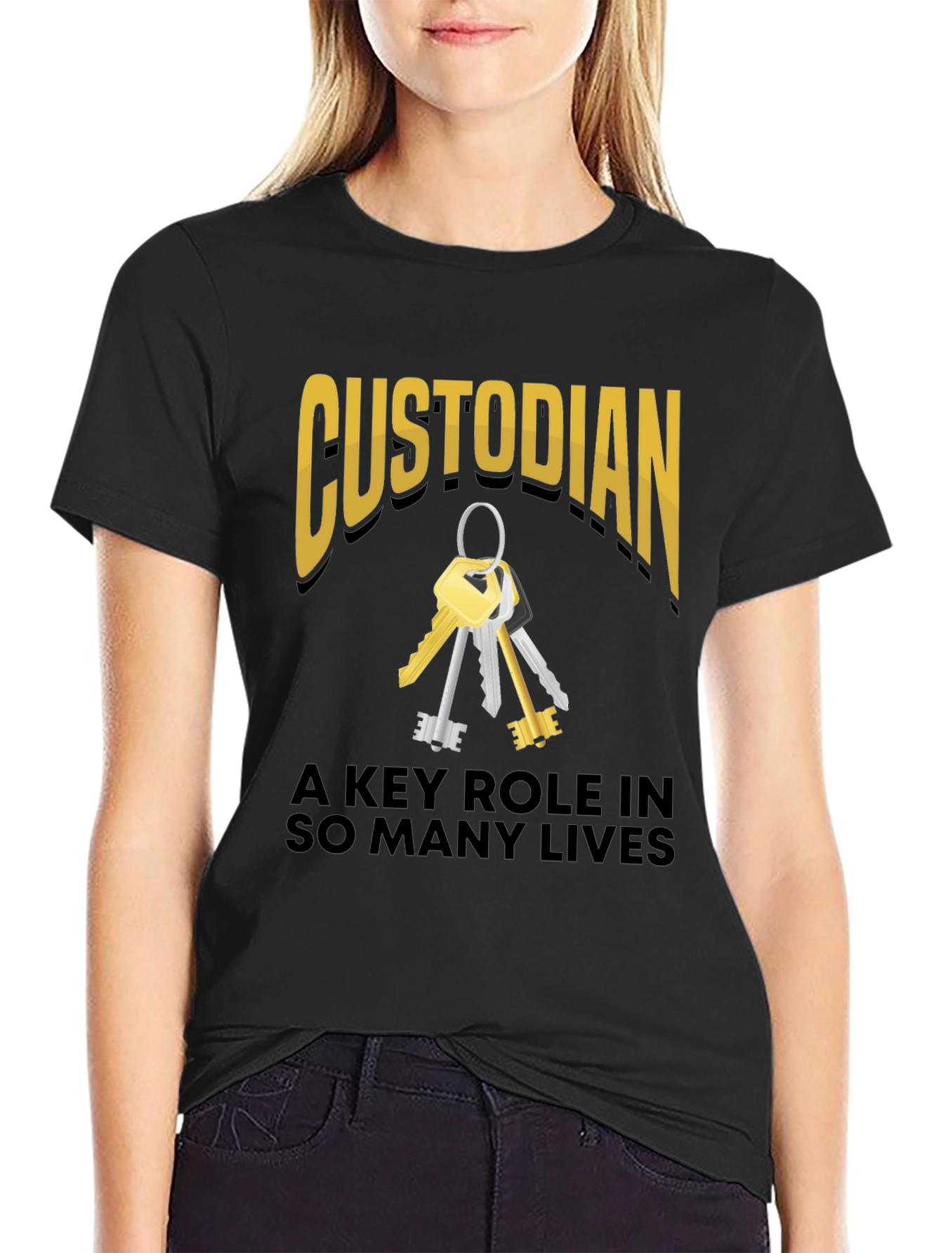 Custodian Key Role T-Shirt