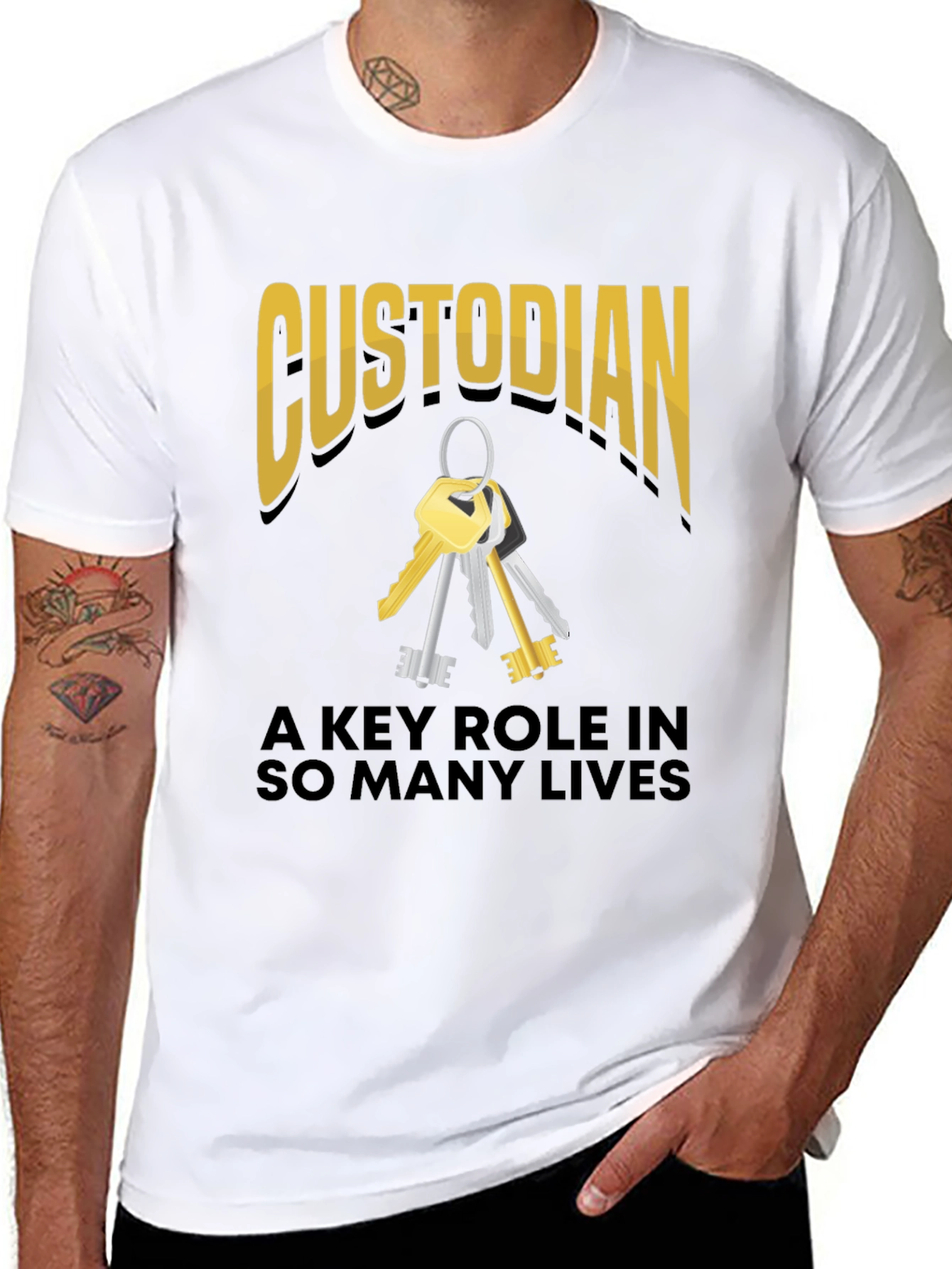 Custodian Key Role T-Shirt