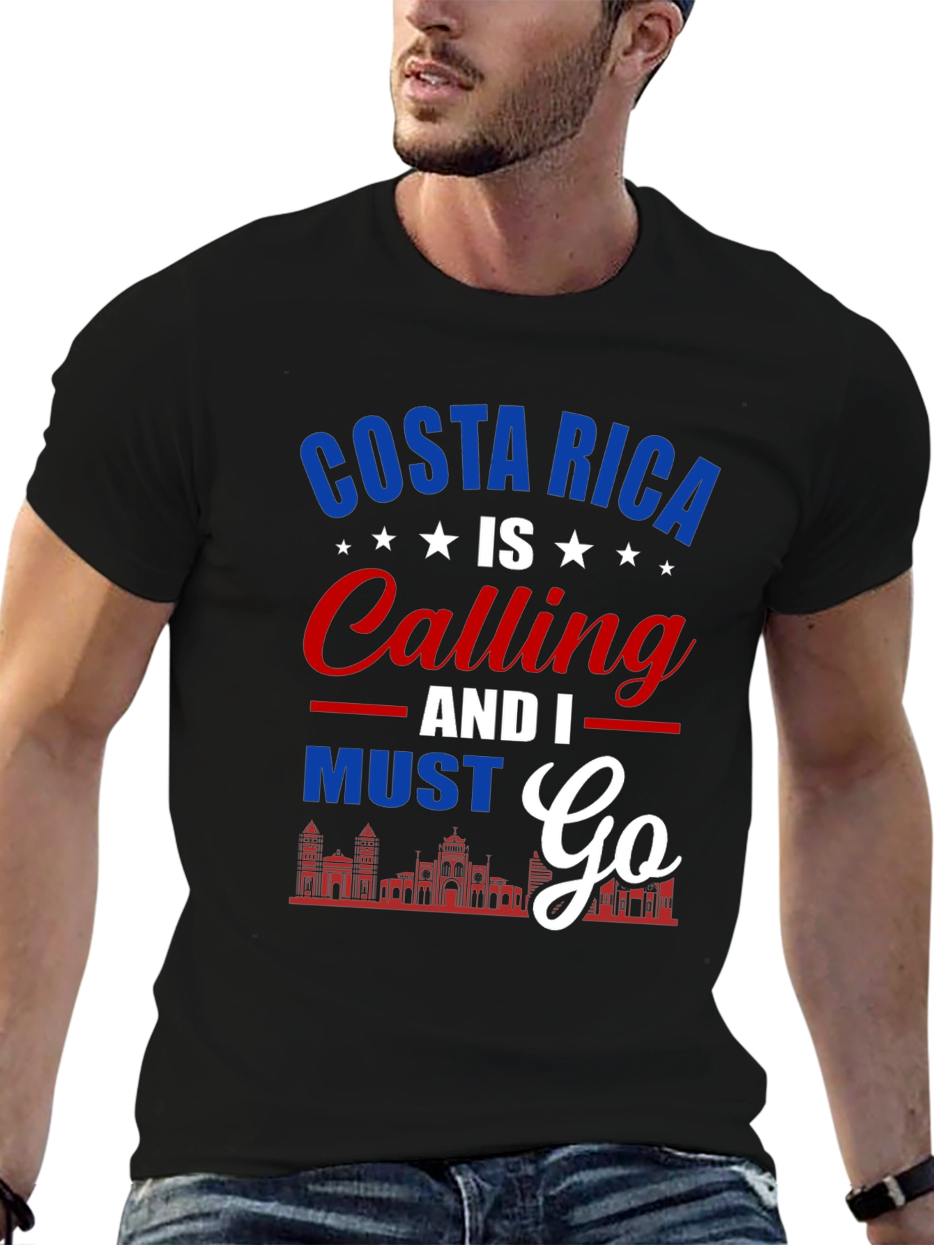 Costa Rica Calling T-Shirt: Travel Souvenir Tee