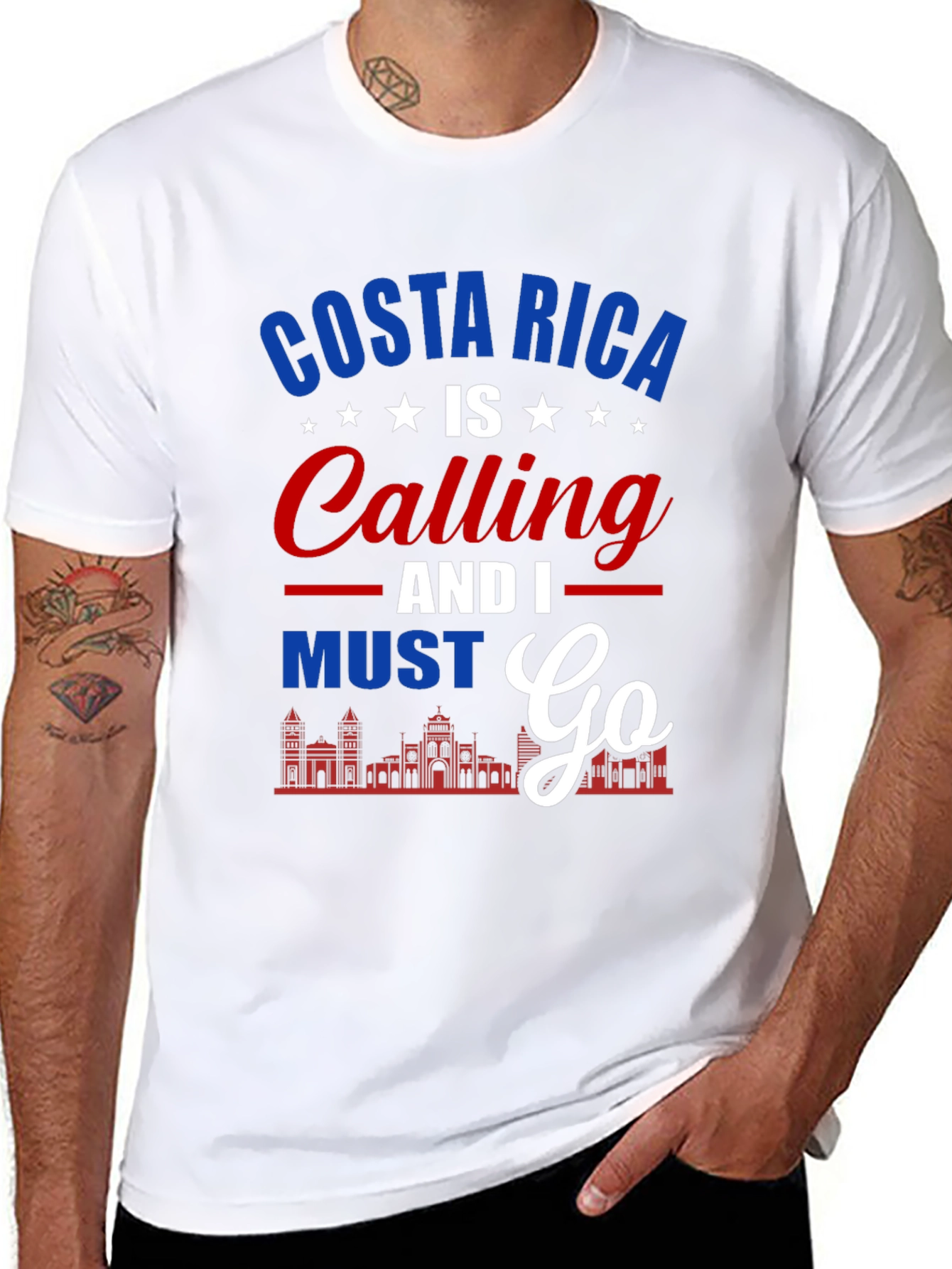Costa Rica Calling T-Shirt: Travel Souvenir Tee