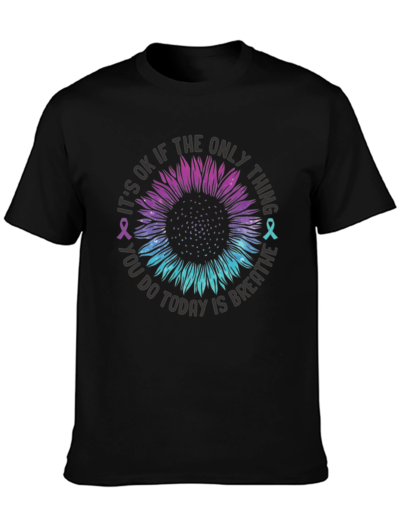 Breathe Sunflower Graphic Tee