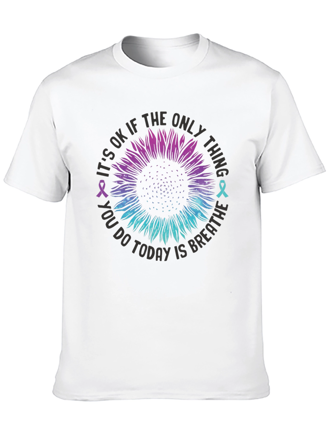 Breathe Sunflower Graphic Tee