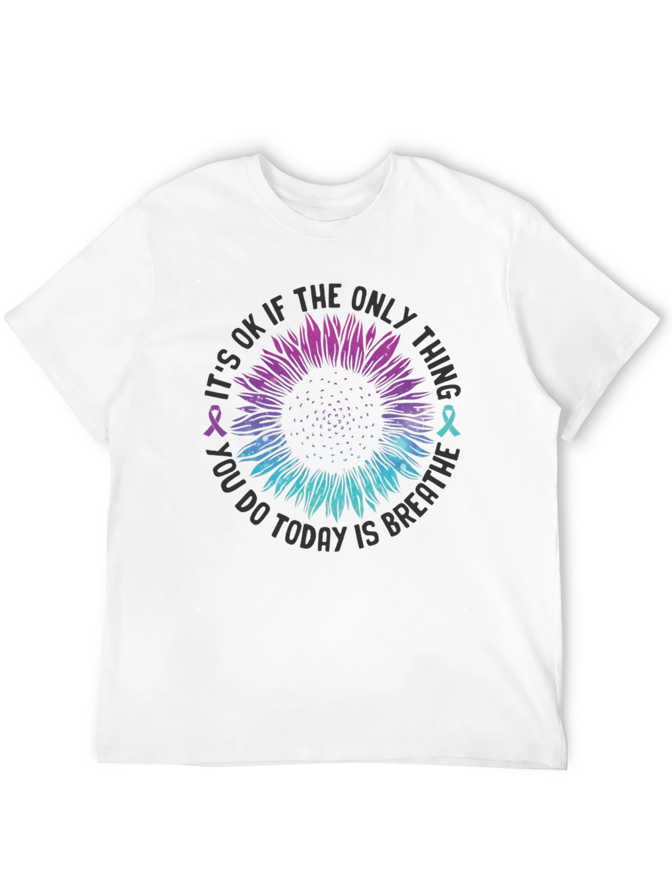 Breathe Sunflower Graphic Tee