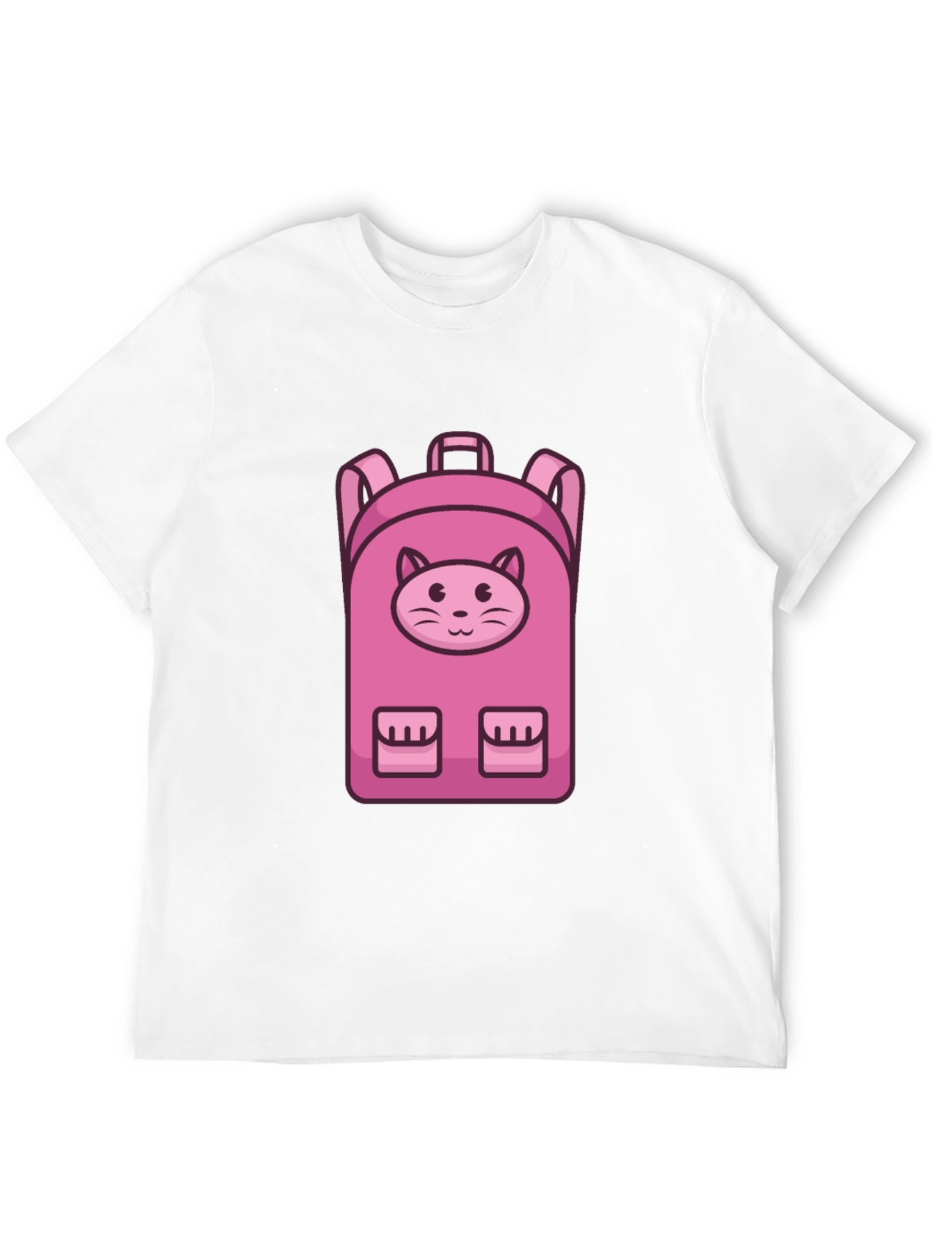 Cute Cat Backpack T-Shirt