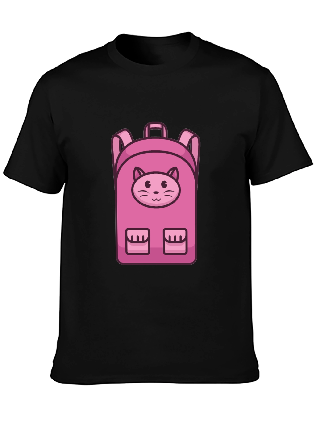 Cute Cat Backpack T-Shirt