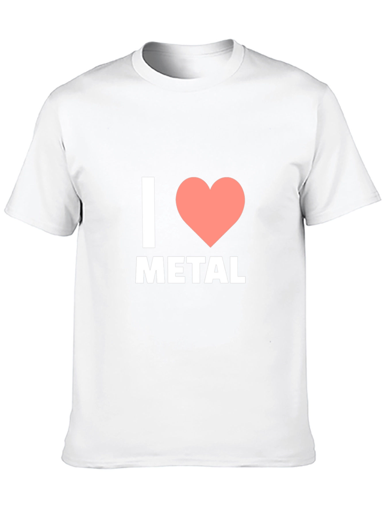 I Love Metal T-Shirt - Black Cotton Tee