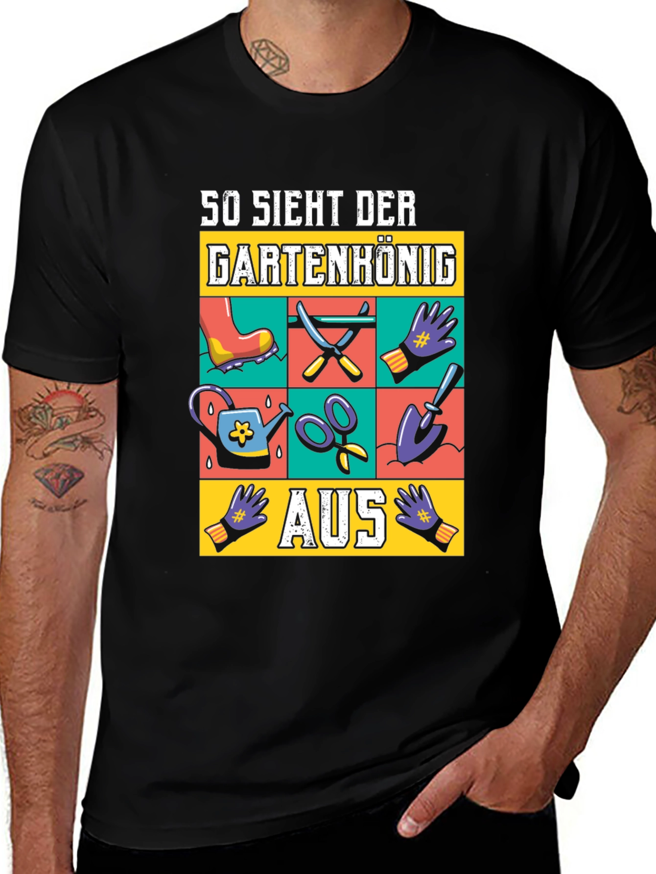 Gartenkönig Graphic T-Shirt - Gardener King Tee