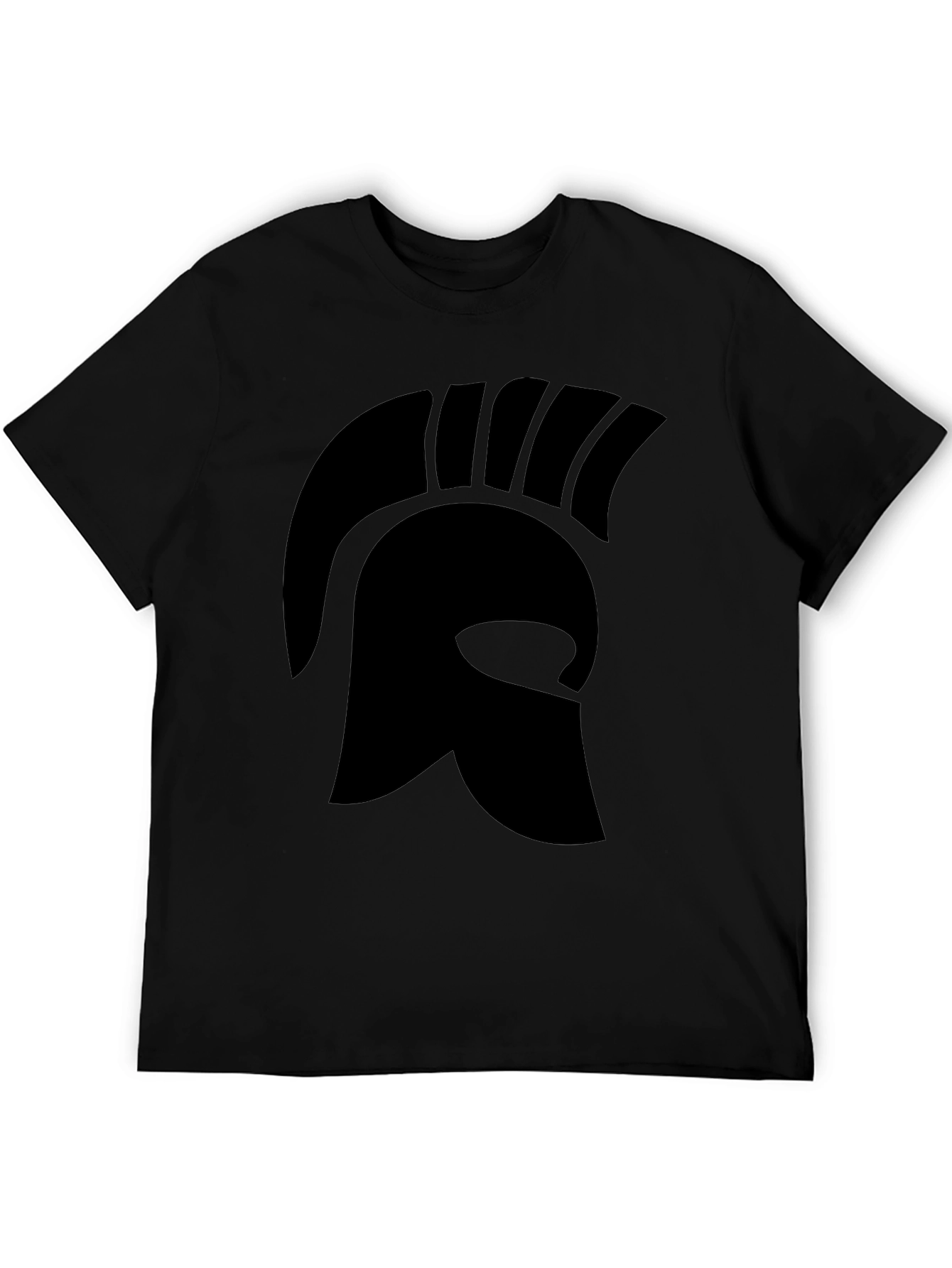 Spartan Helmet Graphic Tee - Black