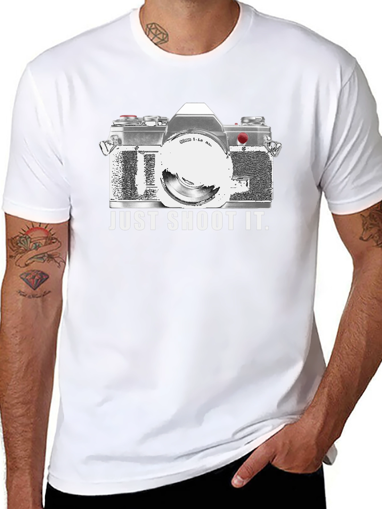 Just Shoot It Camera Graphic Tee