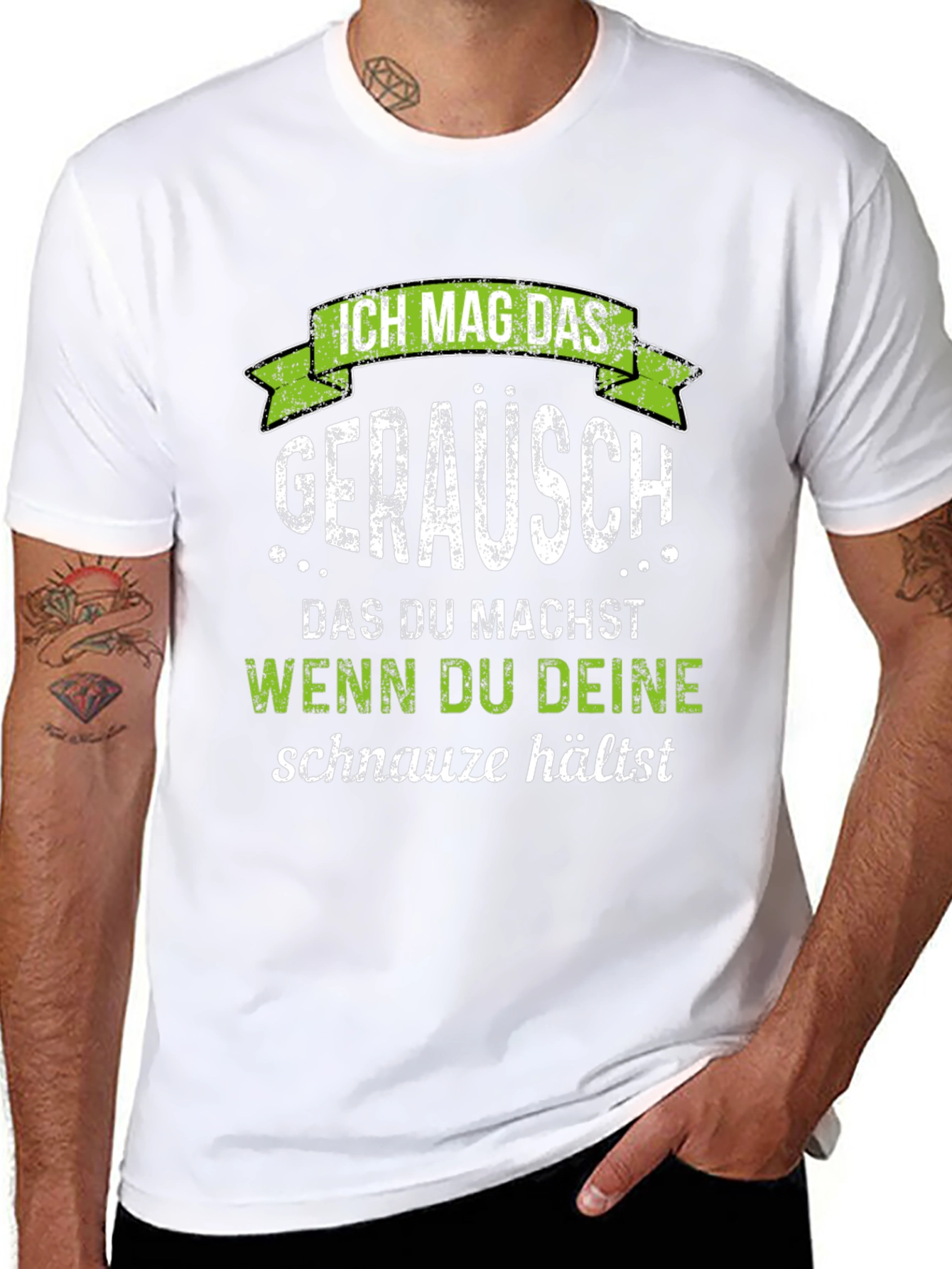 Ich Mag Das Geräusch Funny Graphic Tee