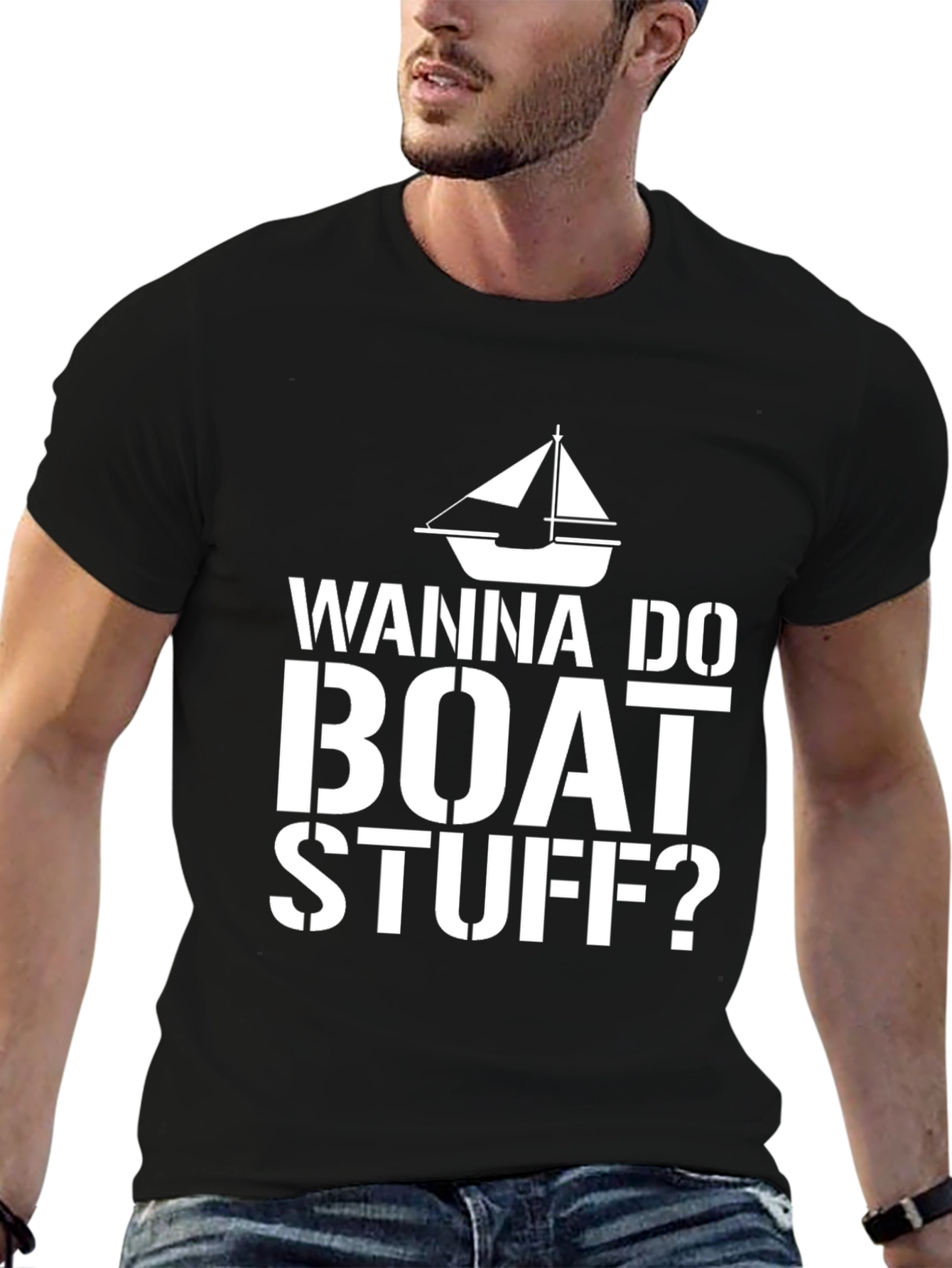 Wanna Do Boat Stuff? Graphic Tee