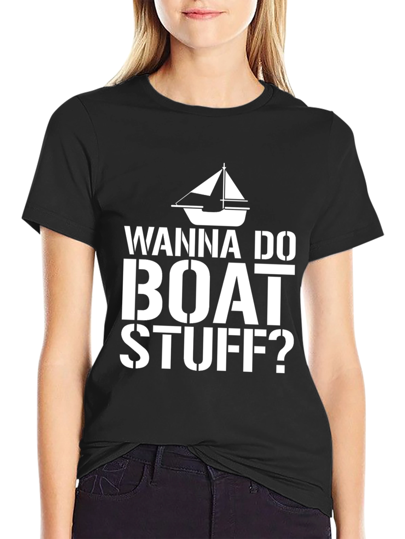Wanna Do Boat Stuff? Graphic Tee