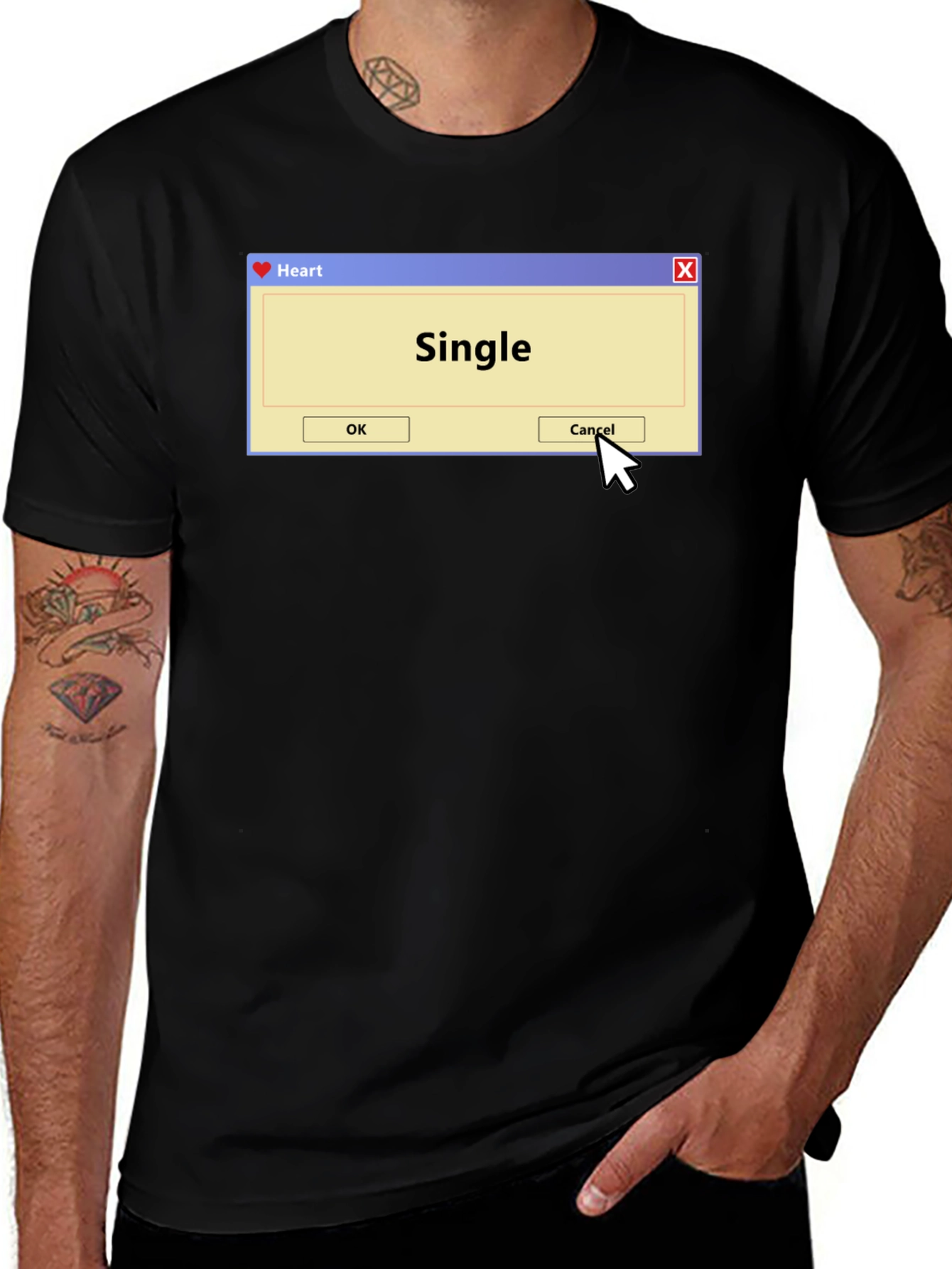 Single Heart Window T-Shirt