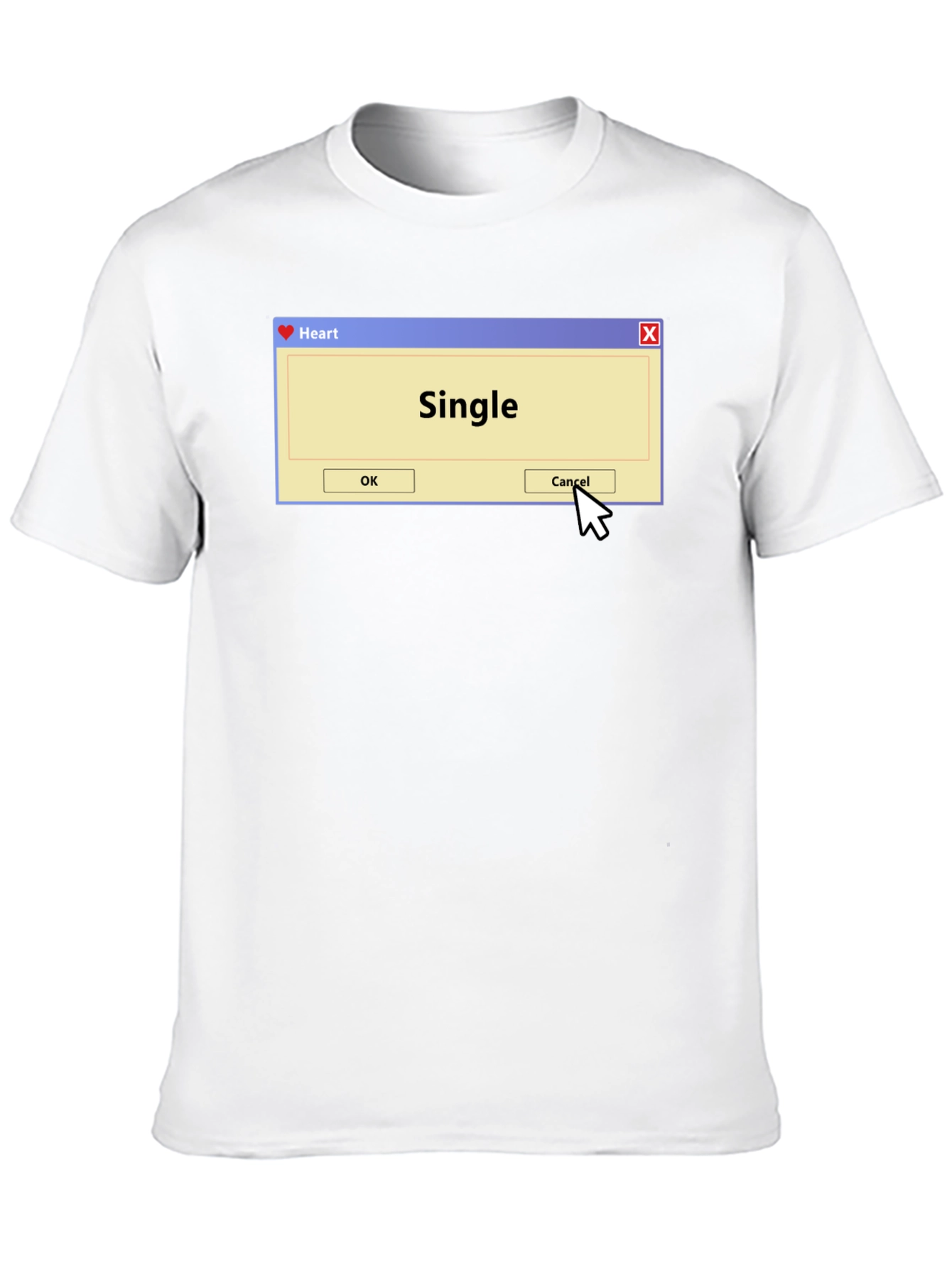 Single Heart Window T-Shirt