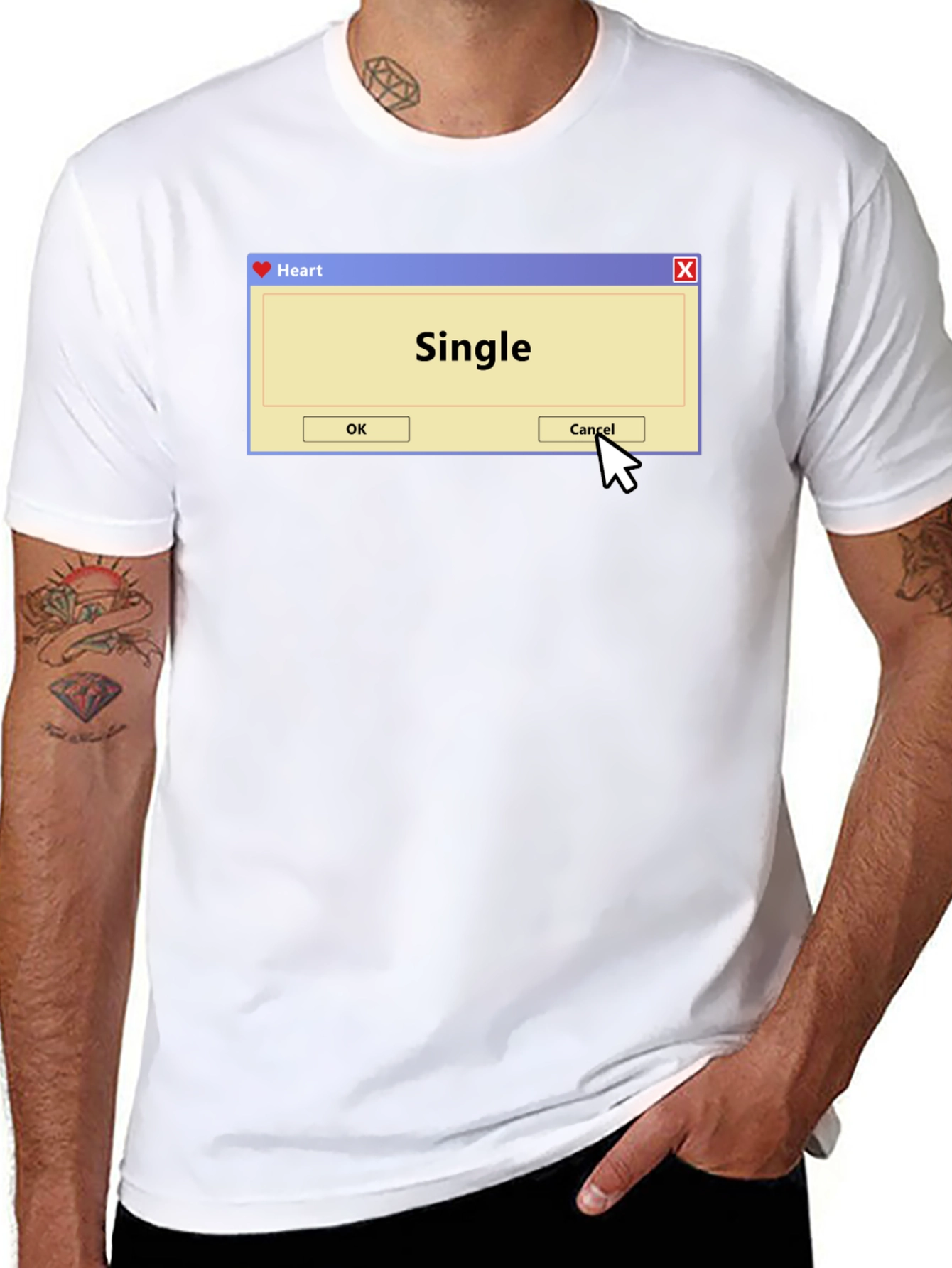 Single Heart Window T-Shirt