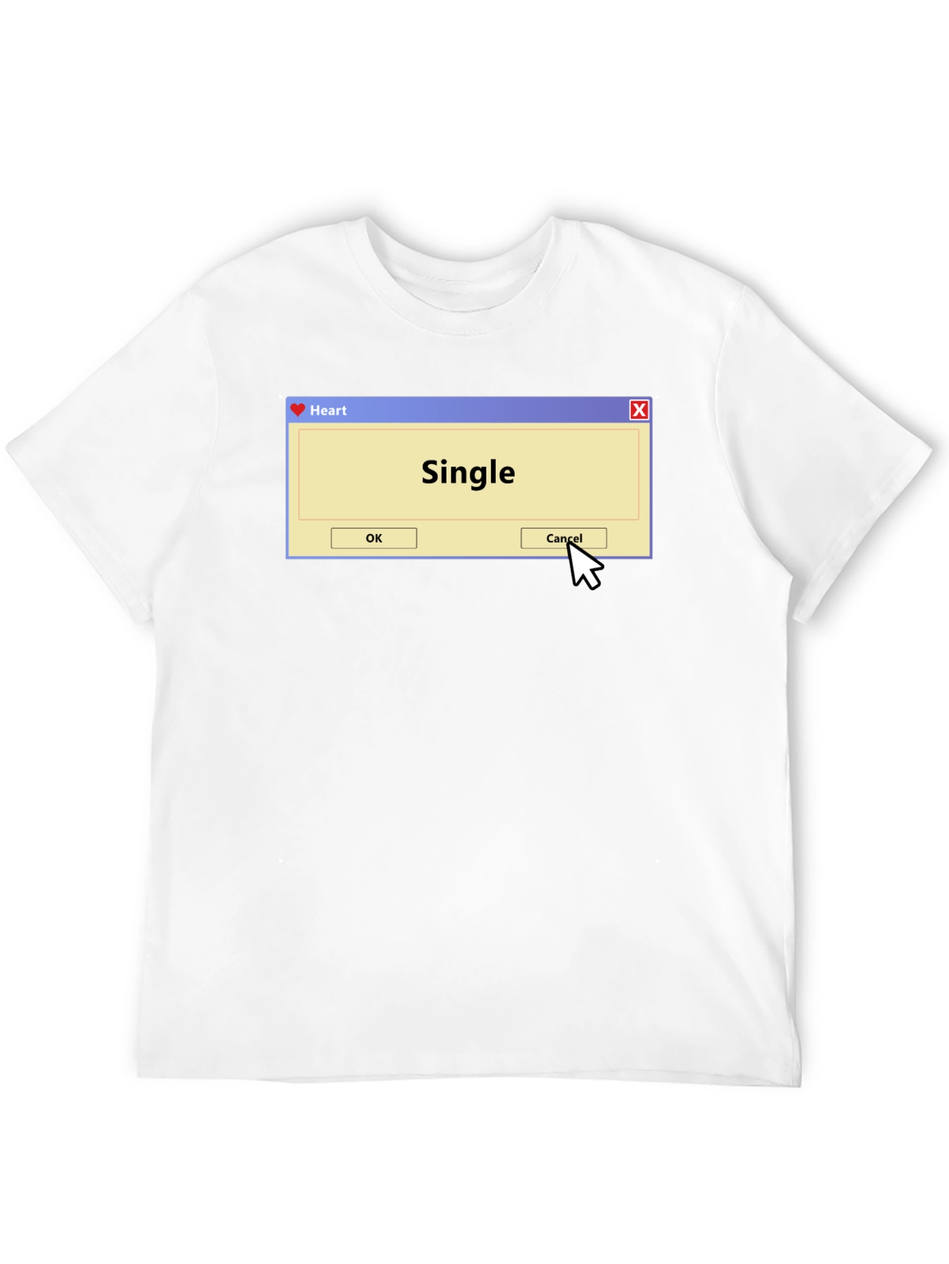 Single Heart Window T-Shirt