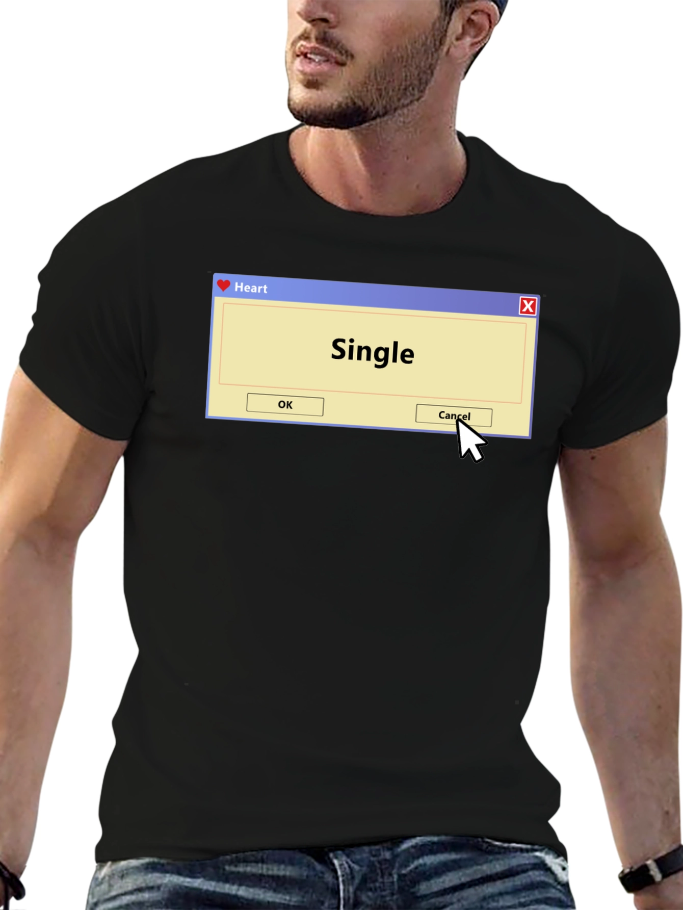 Single Heart Window T-Shirt