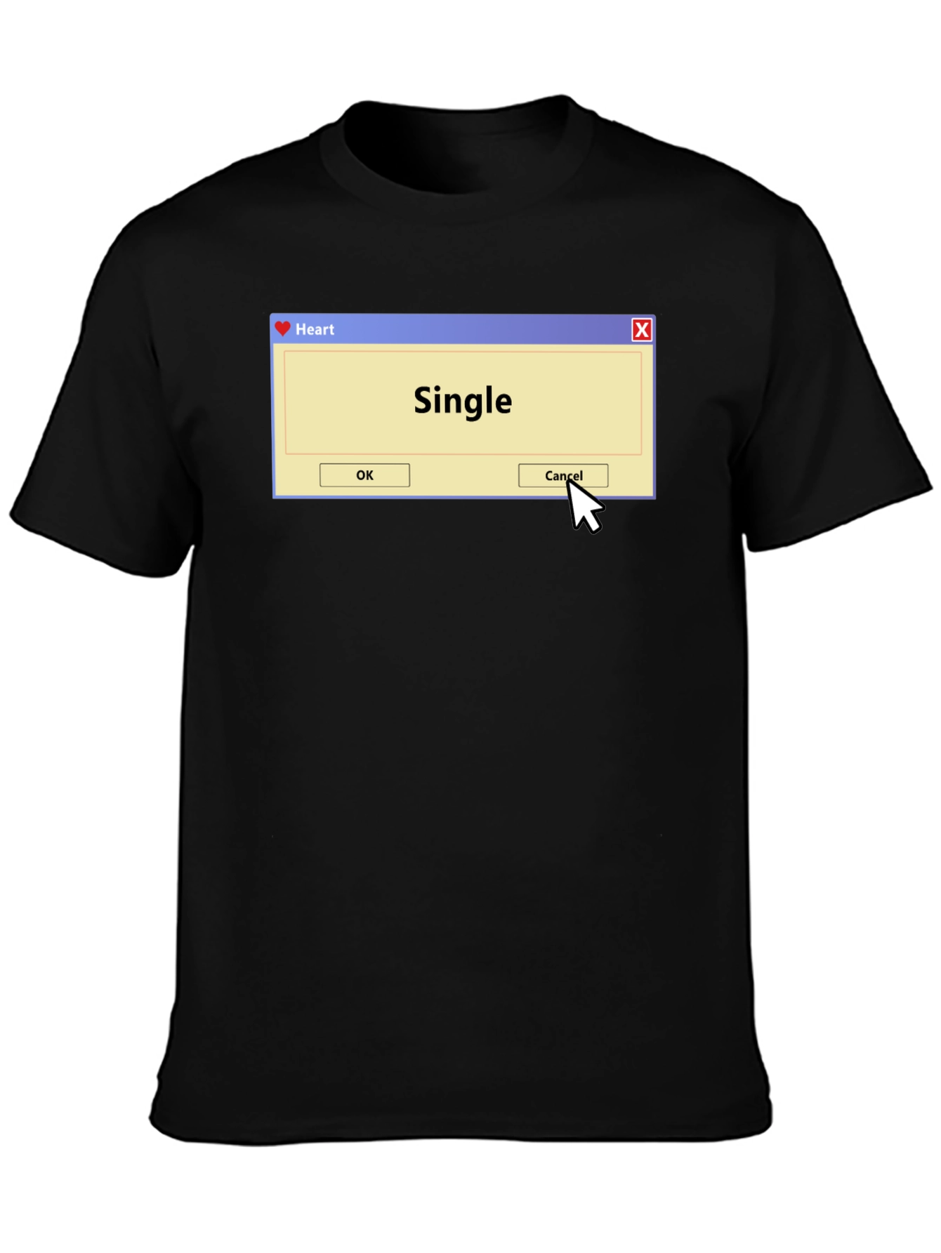 Single Heart Window T-Shirt