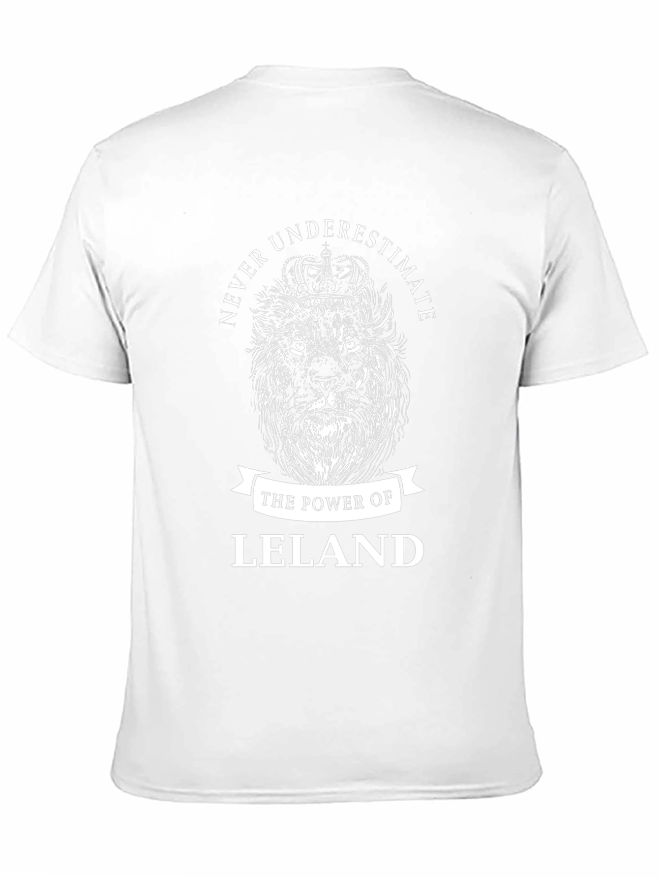 Never Underestimate Leland Lion Graphic T-Shirt