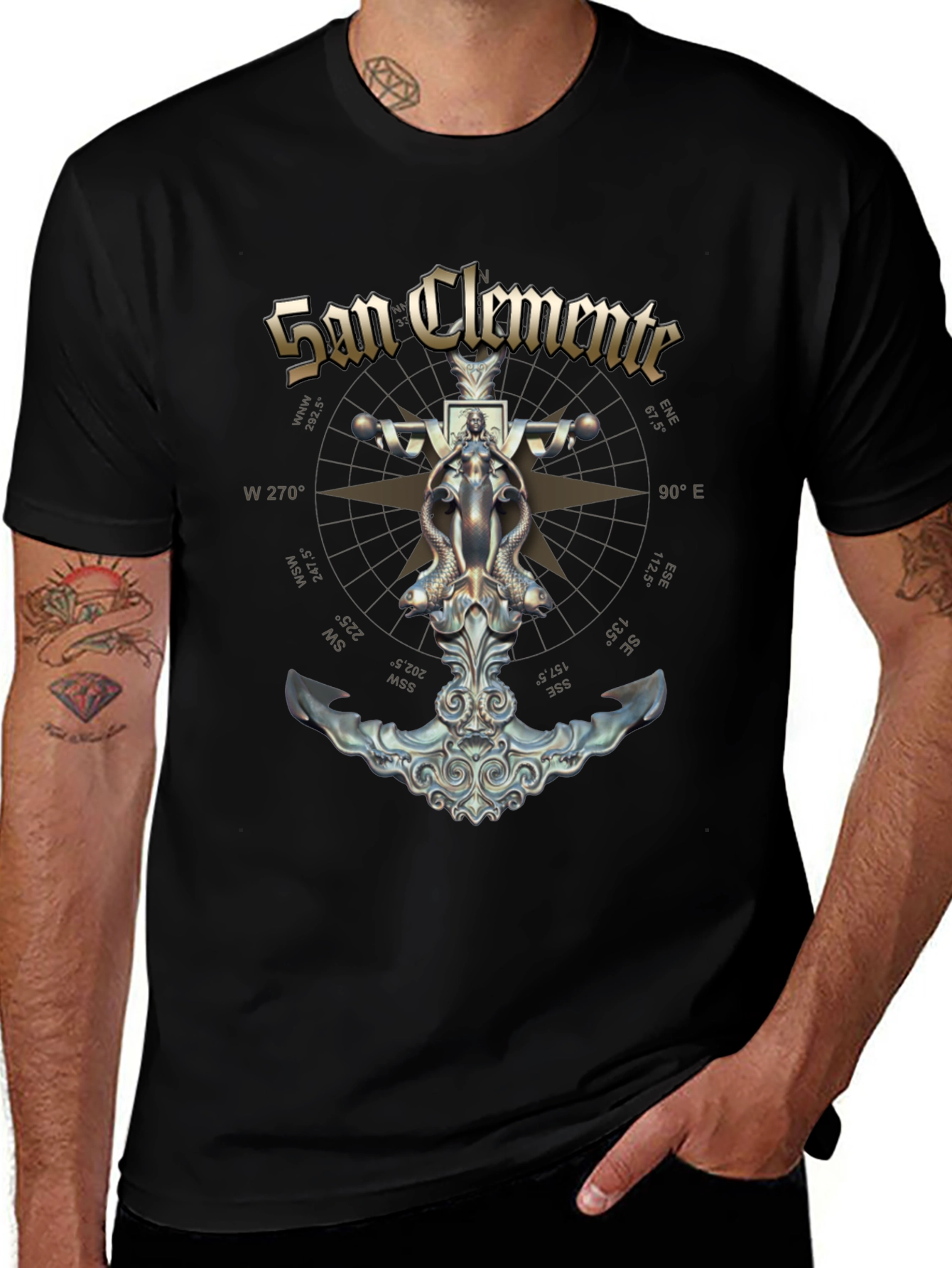 San Clemente Anchor Graphic T-Shirt