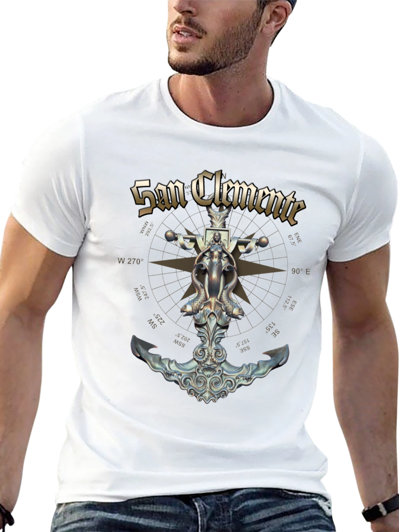 San Clemente Anchor Graphic T-Shirt
