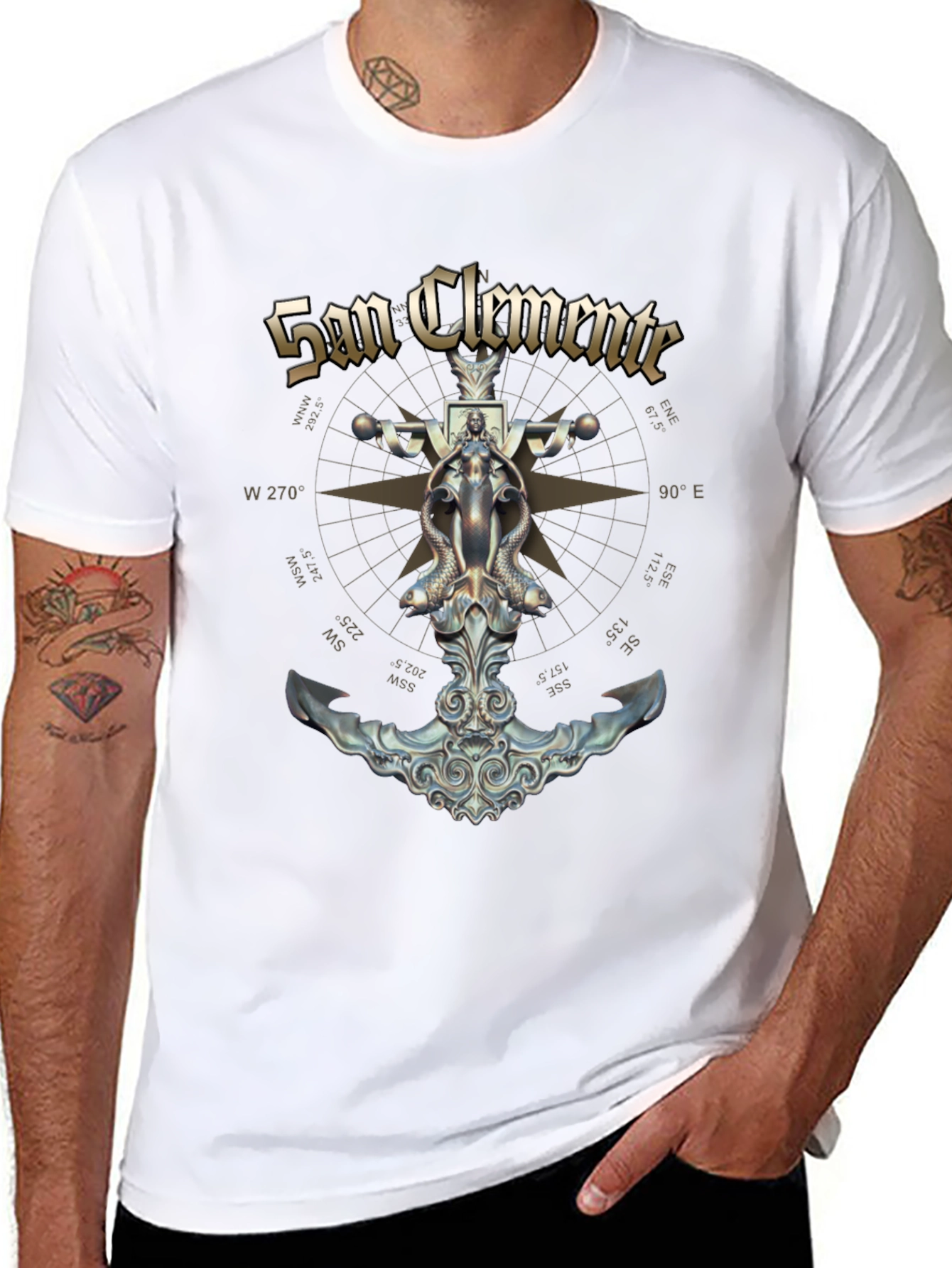 San Clemente Anchor Graphic T-Shirt