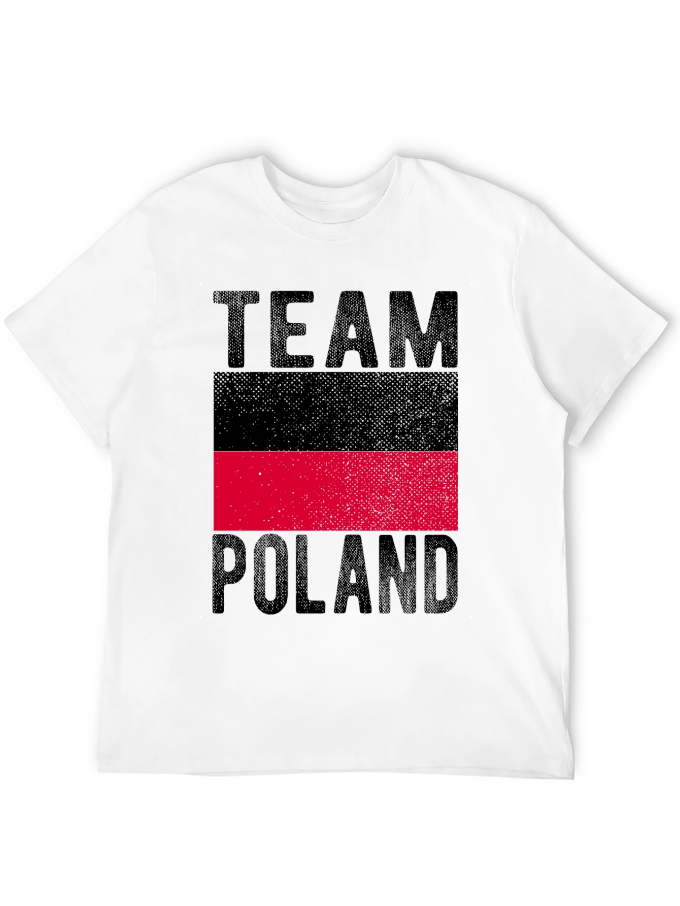 Team Poland T-Shirt - Black Cotton Tee
