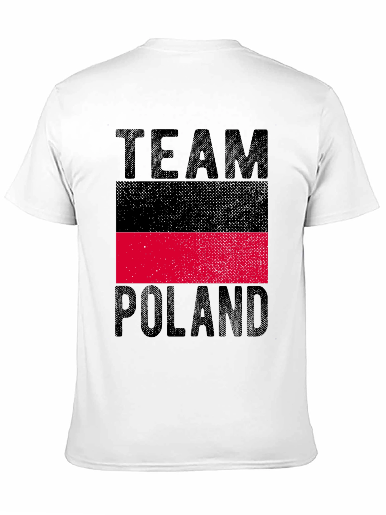Team Poland T-Shirt - Black Cotton Tee