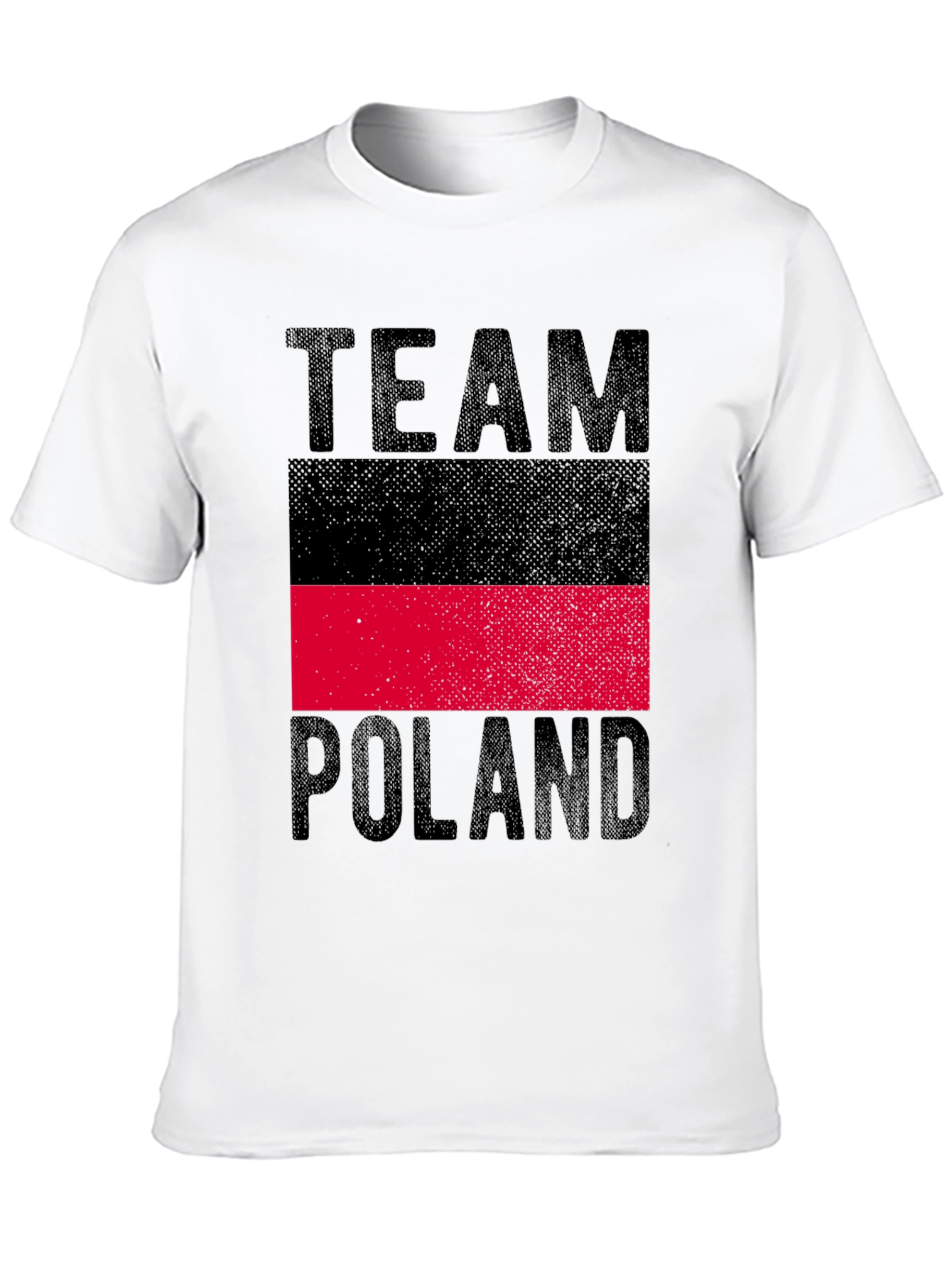 Team Poland T-Shirt - Black Cotton Tee