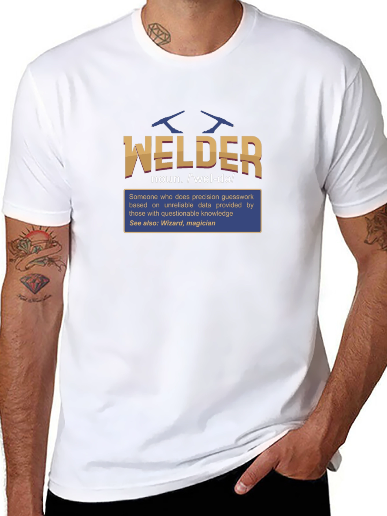 Welder Definition T-Shirt - Funny Job Title Tee