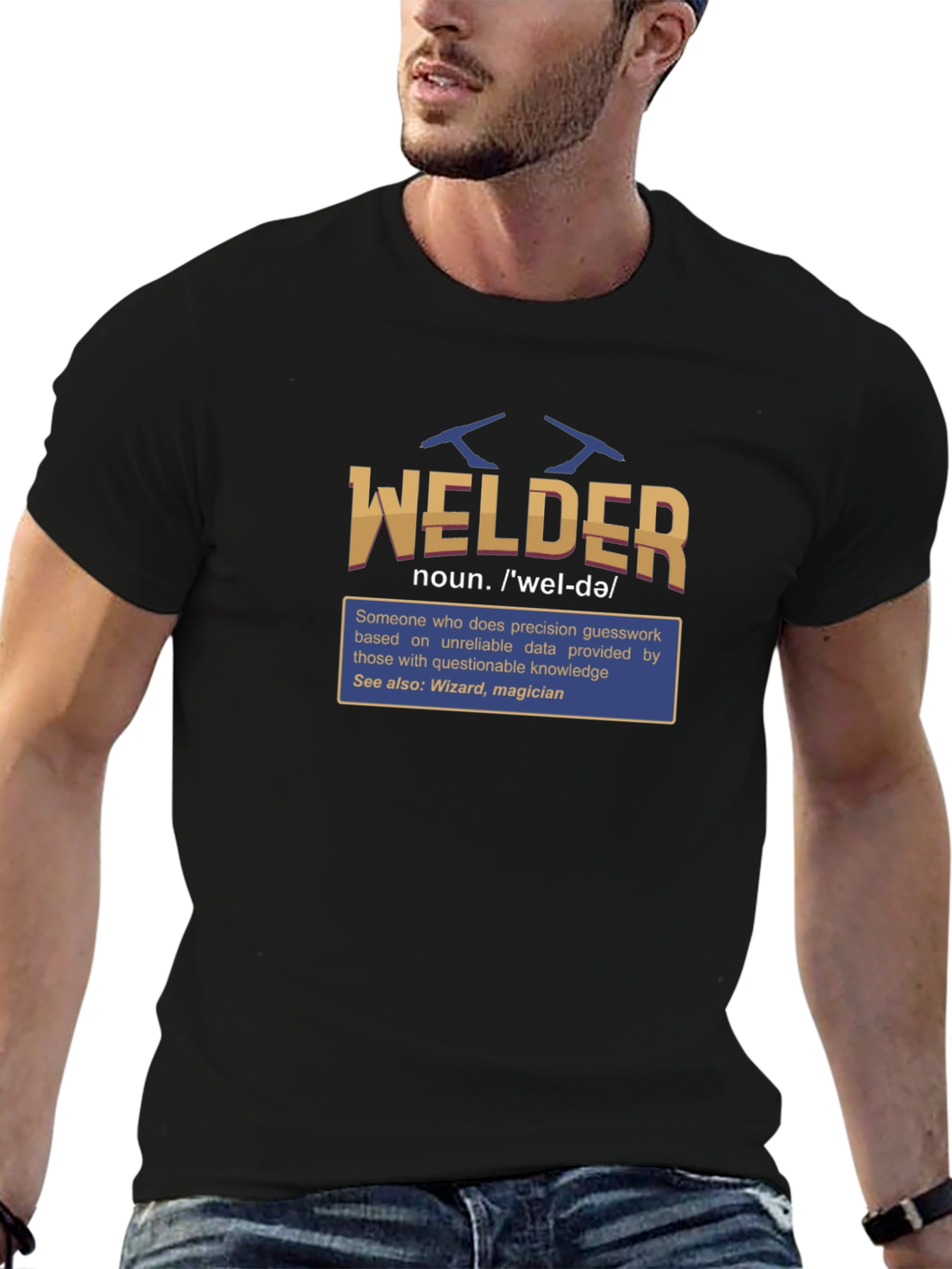 Welder Definition T-Shirt - Funny Job Title Tee