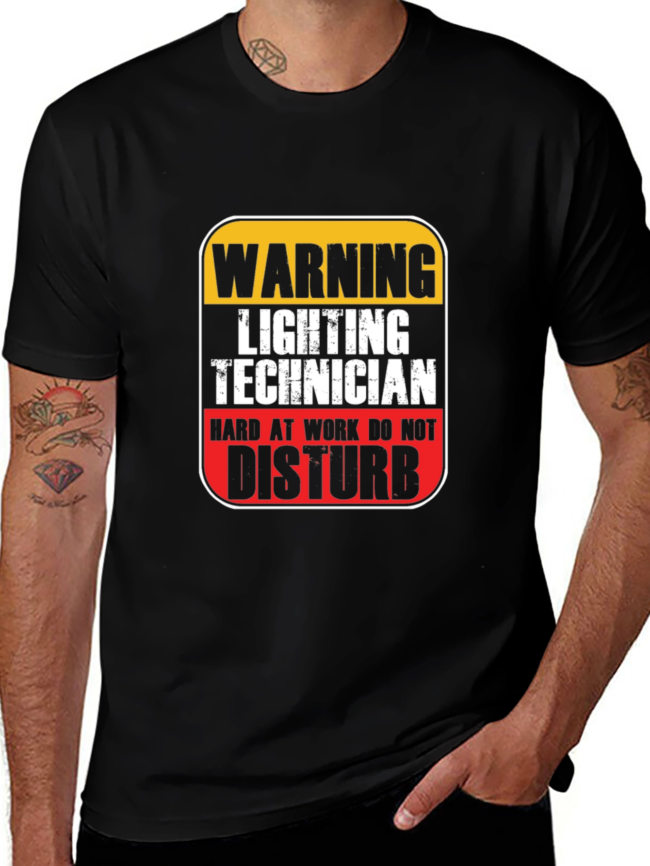 Warning Lighting Technician T-Shirt