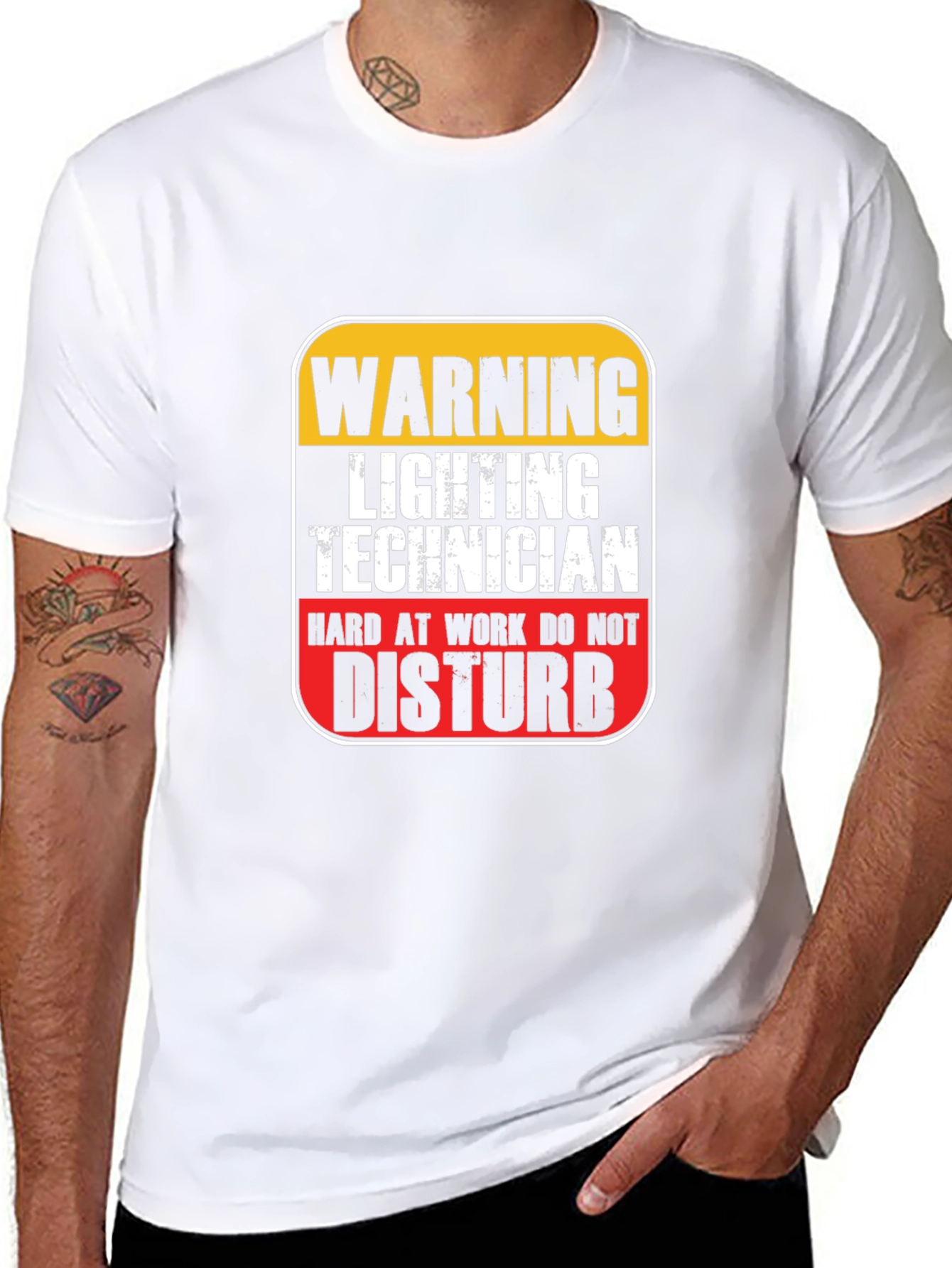 Warning Lighting Technician T-Shirt