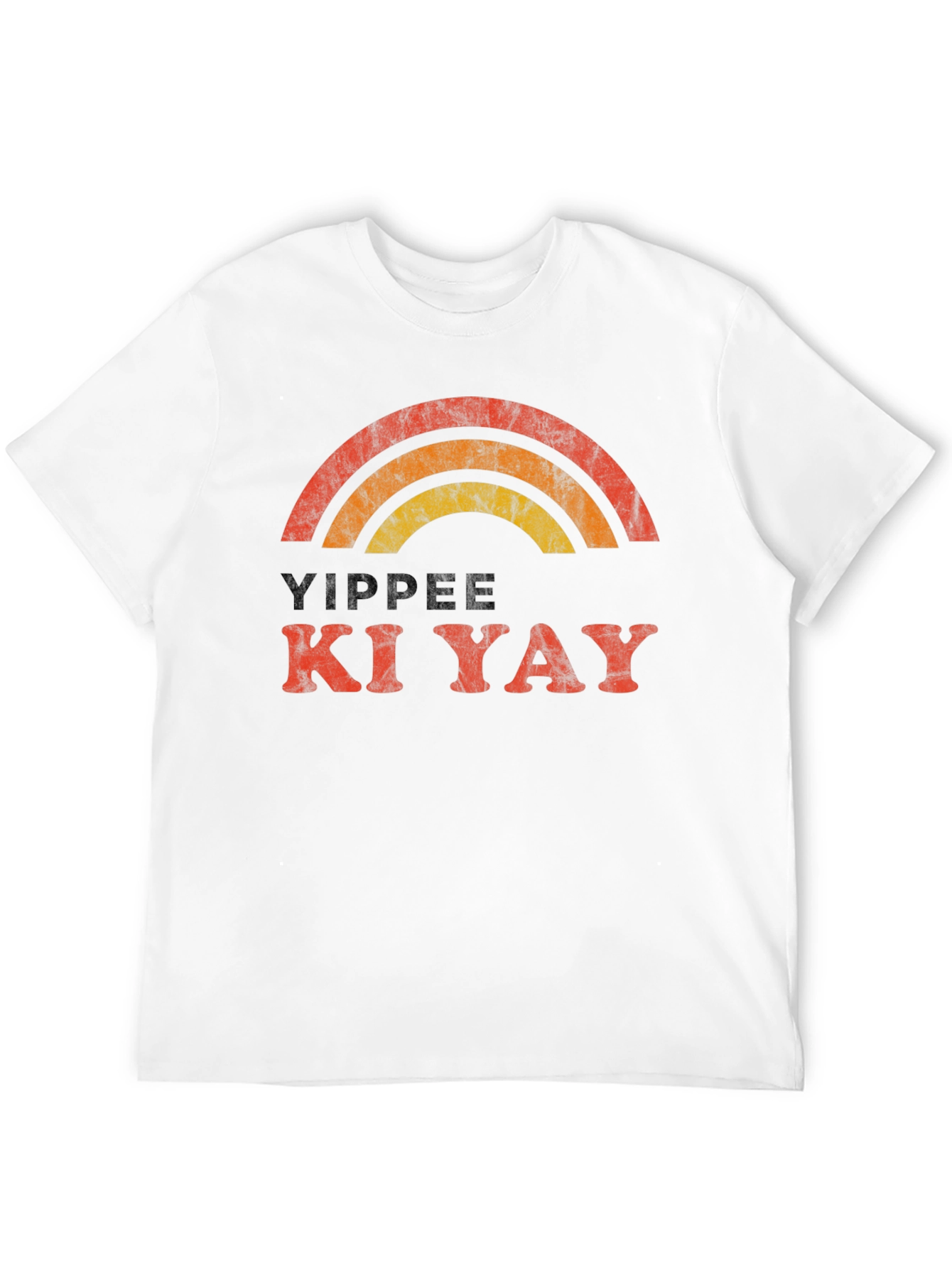 Yippee Ki Yay Rainbow Graphic Tee