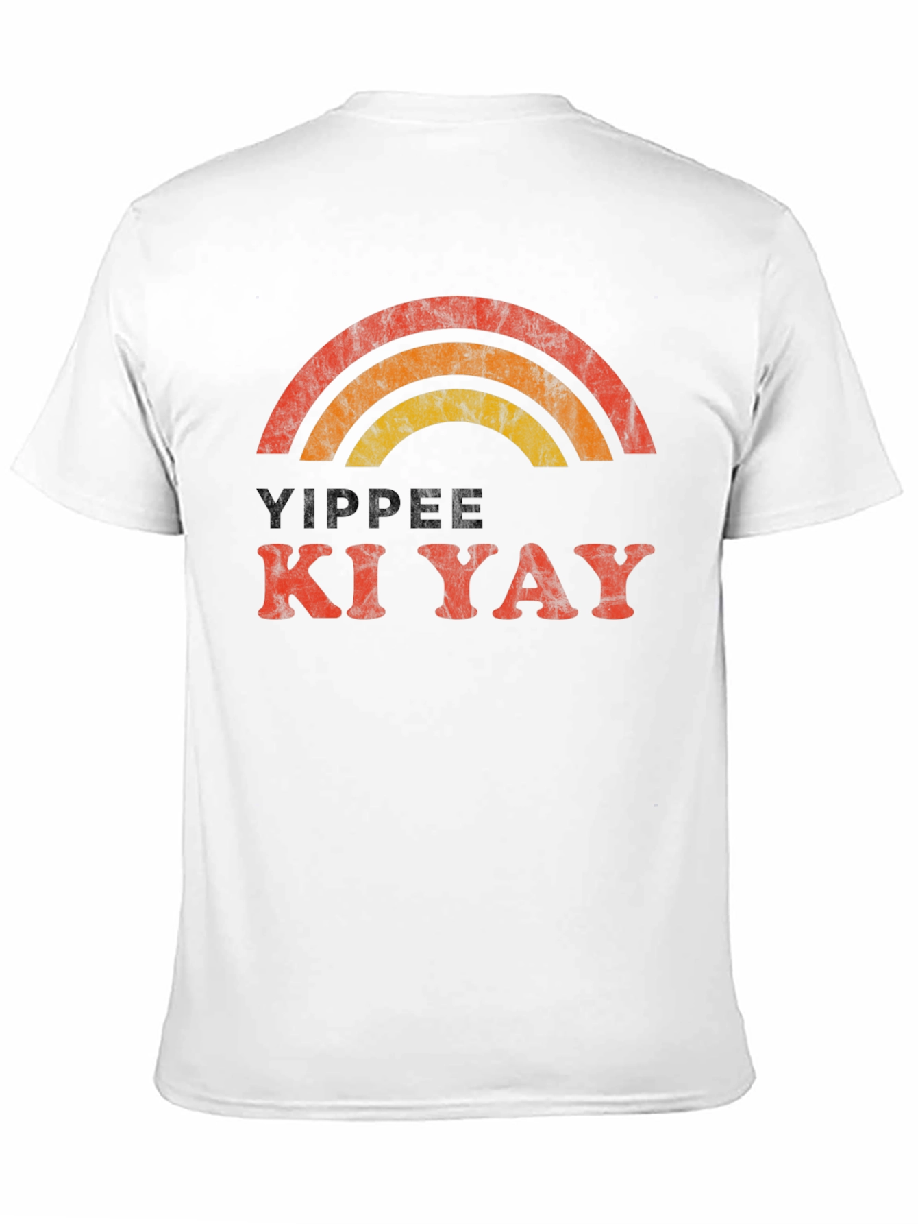 Yippee Ki Yay Rainbow Graphic Tee