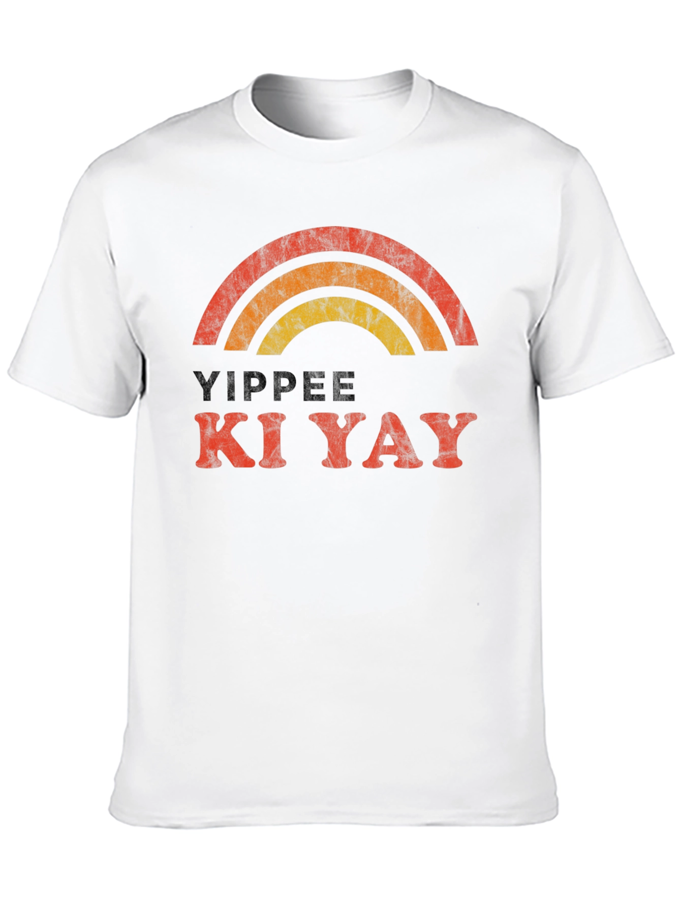 Yippee Ki Yay Rainbow Graphic Tee