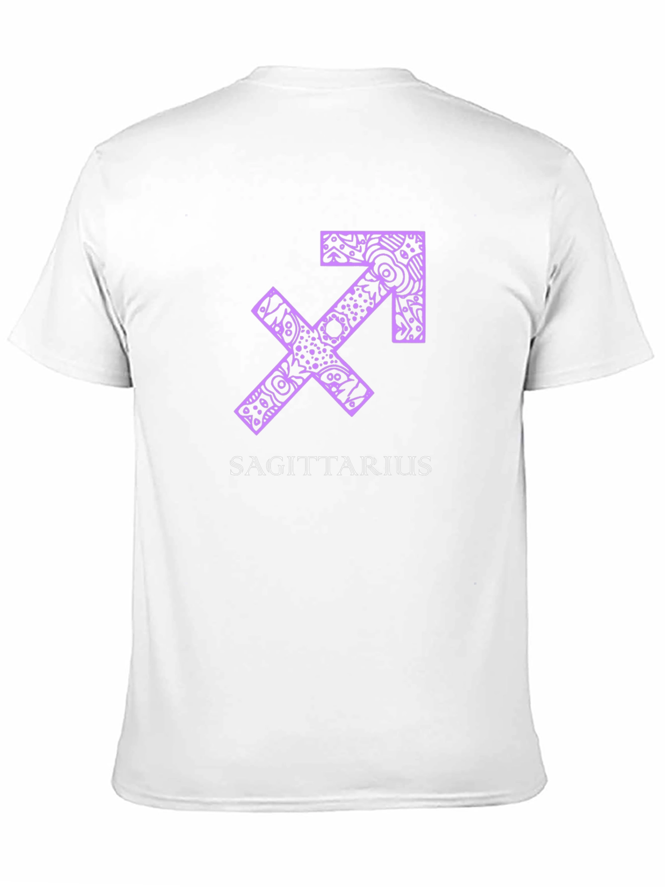 Sagittarius Zodiac Graphic Tee - Black
