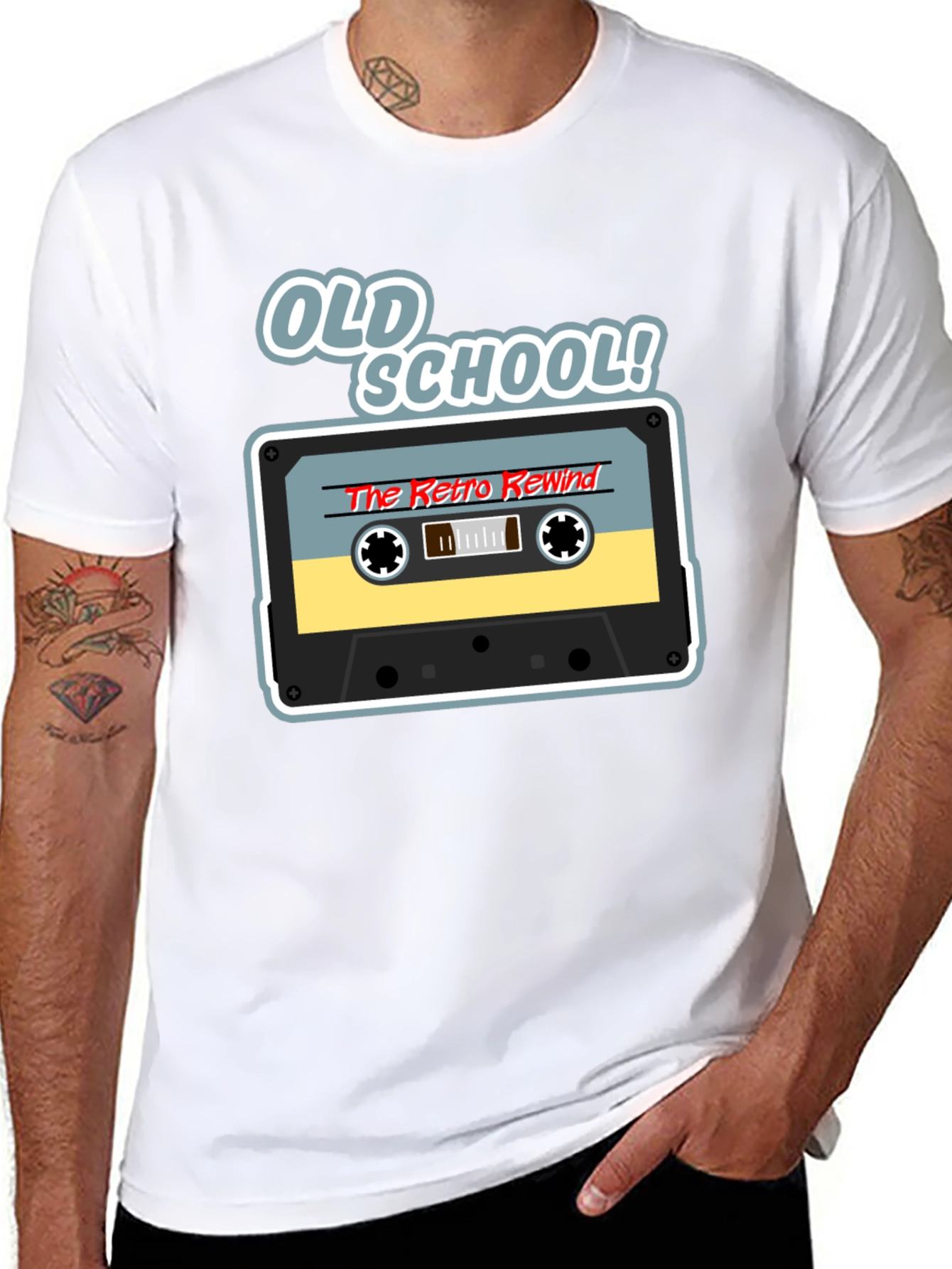 Old School Retro Rewind Graphic T-Shirt