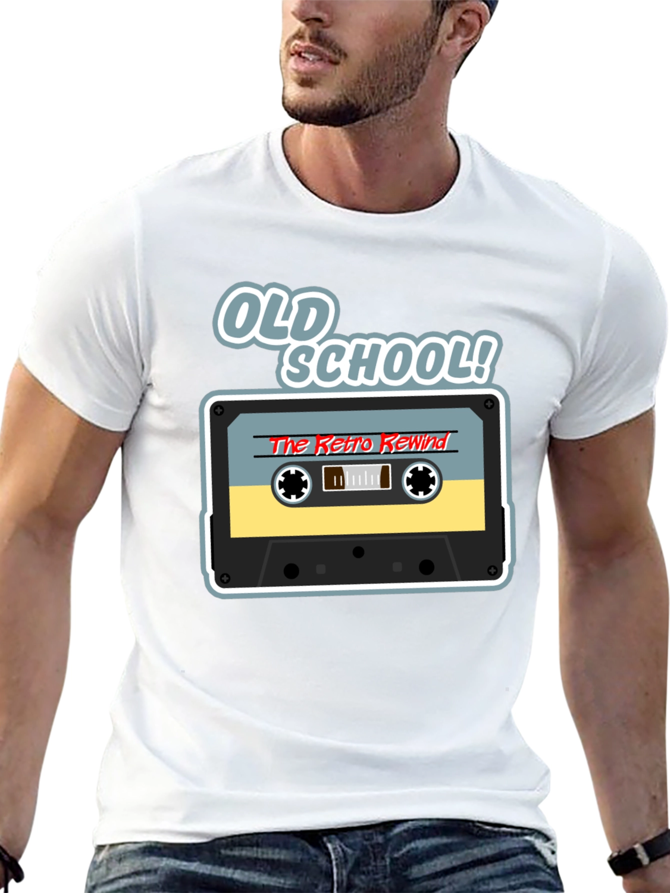 Old School Retro Rewind Graphic T-Shirt