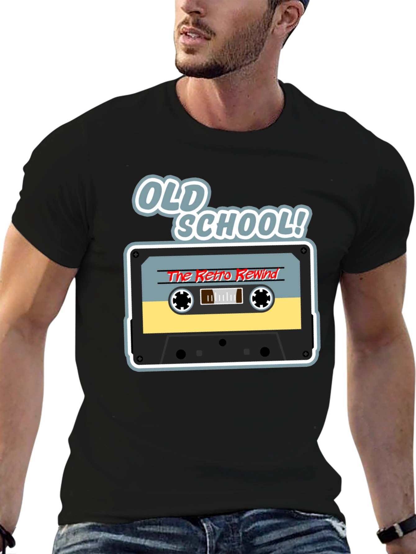 Old School Retro Rewind Graphic T-Shirt