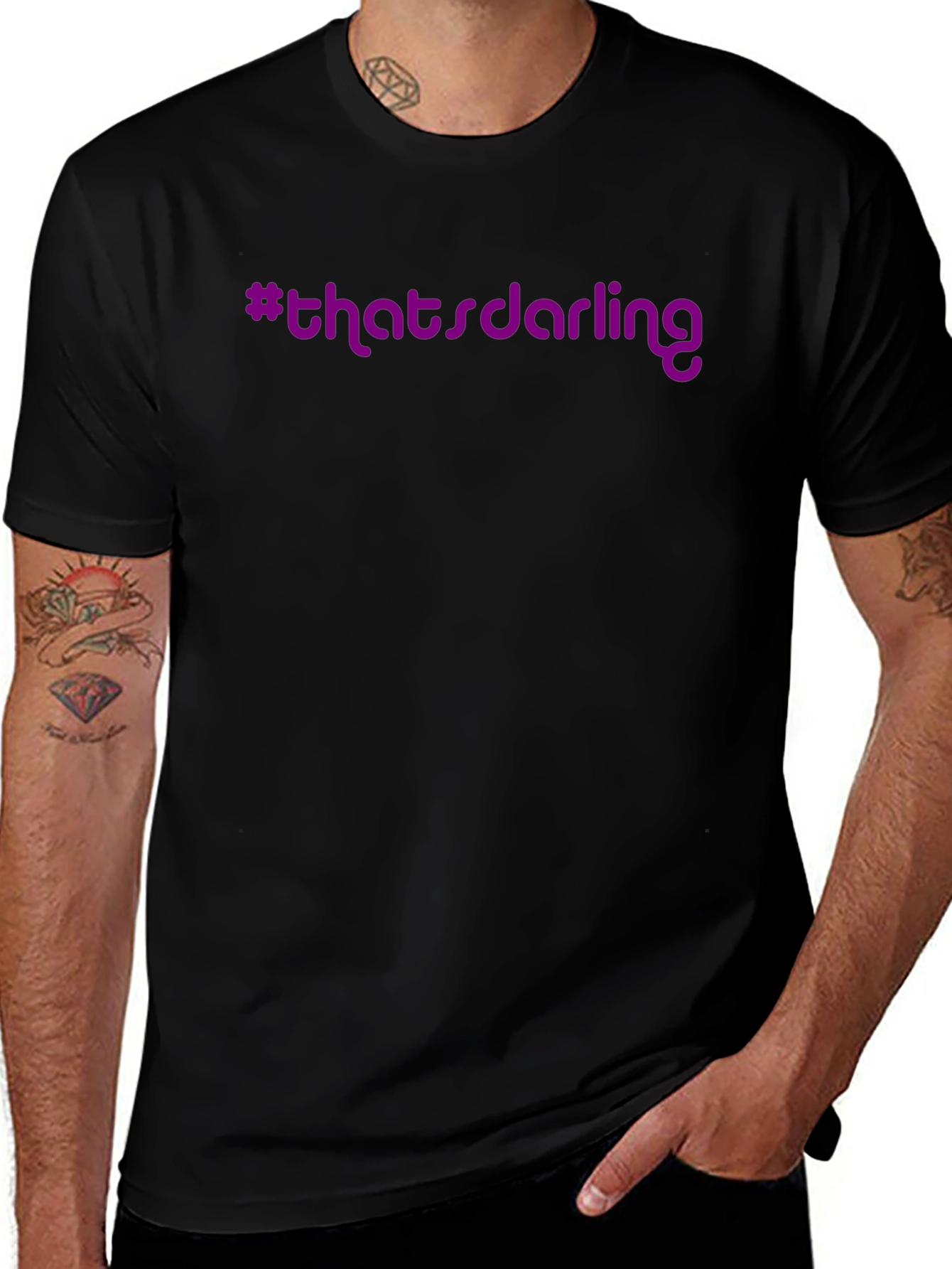 Thats Darling Graphic Tee - Stylish Casual Wear