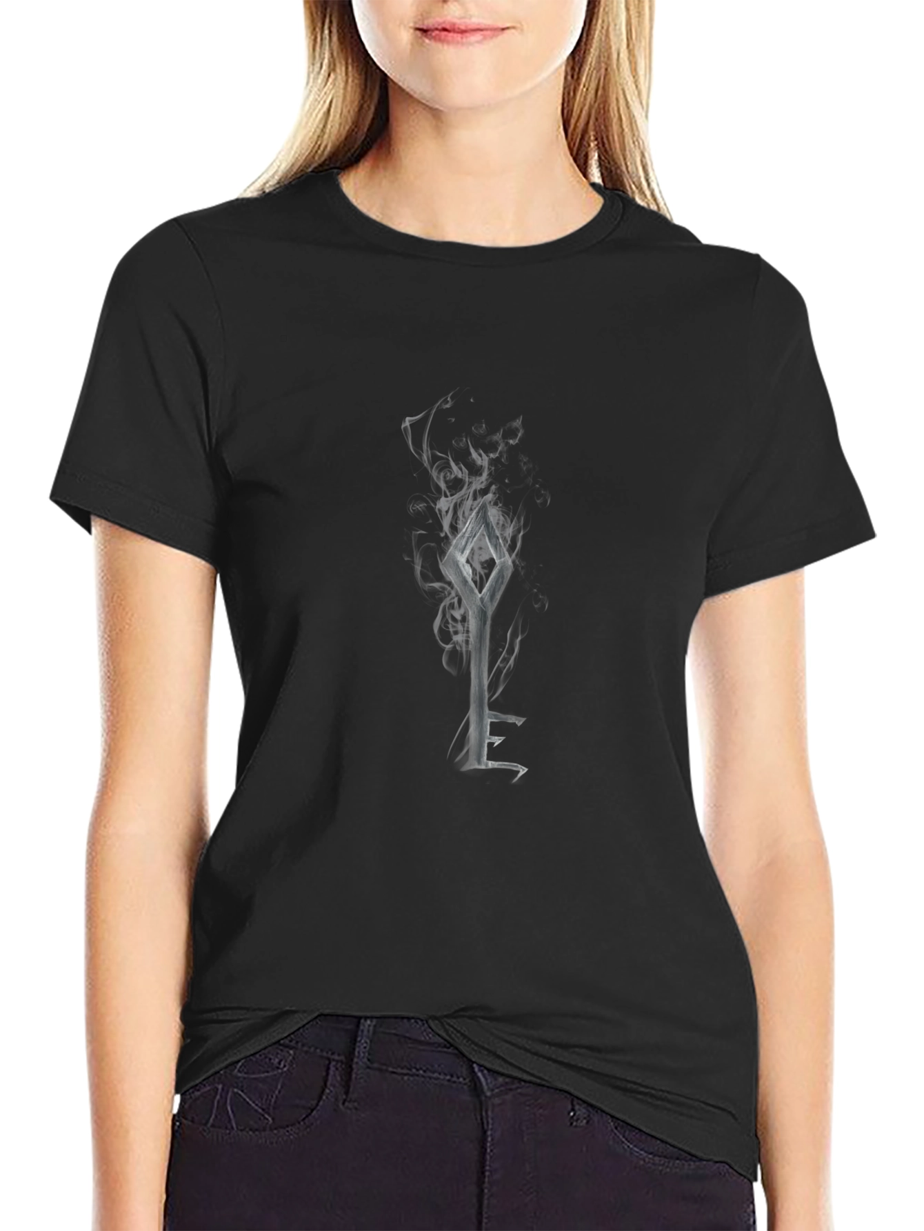 Mystic Key Graphic Tee - Black Short Sleeve