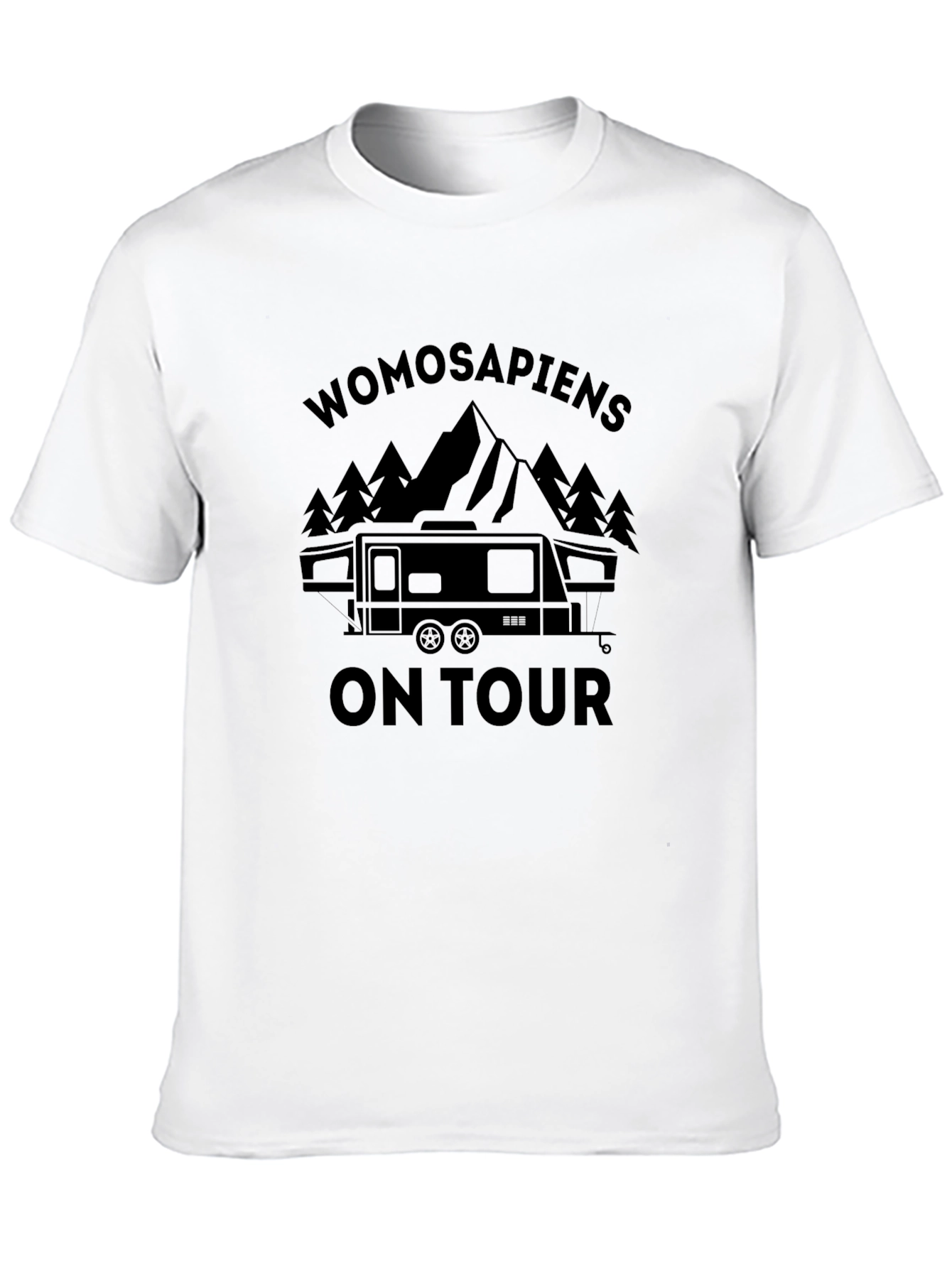 Womosapiens On Tour Black T-Shirt