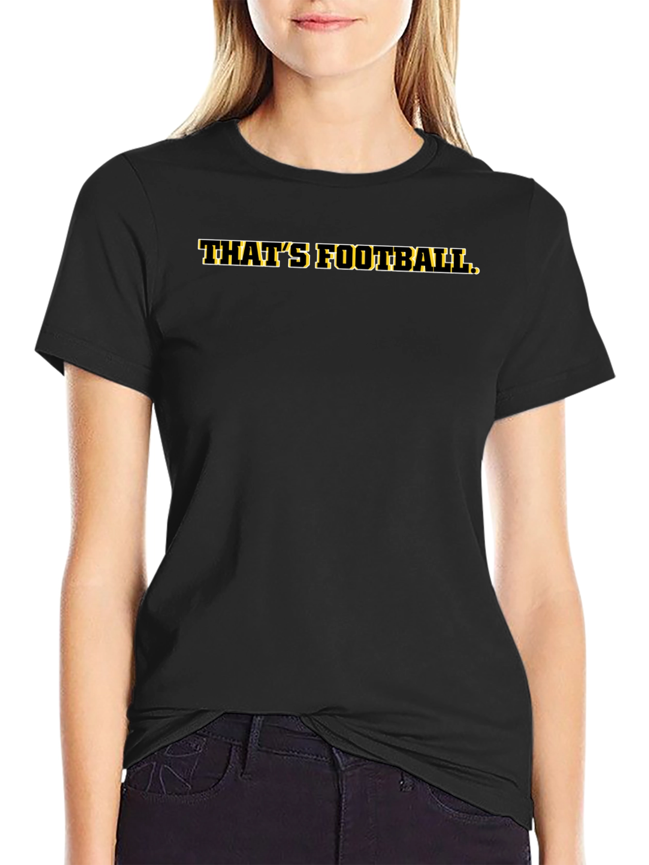 Thats Football Black Graphic Tee