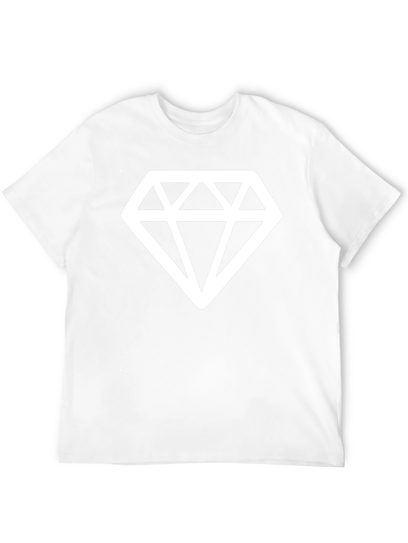 Diamond Graphic Black T-Shirt - Stylish Casual Wear