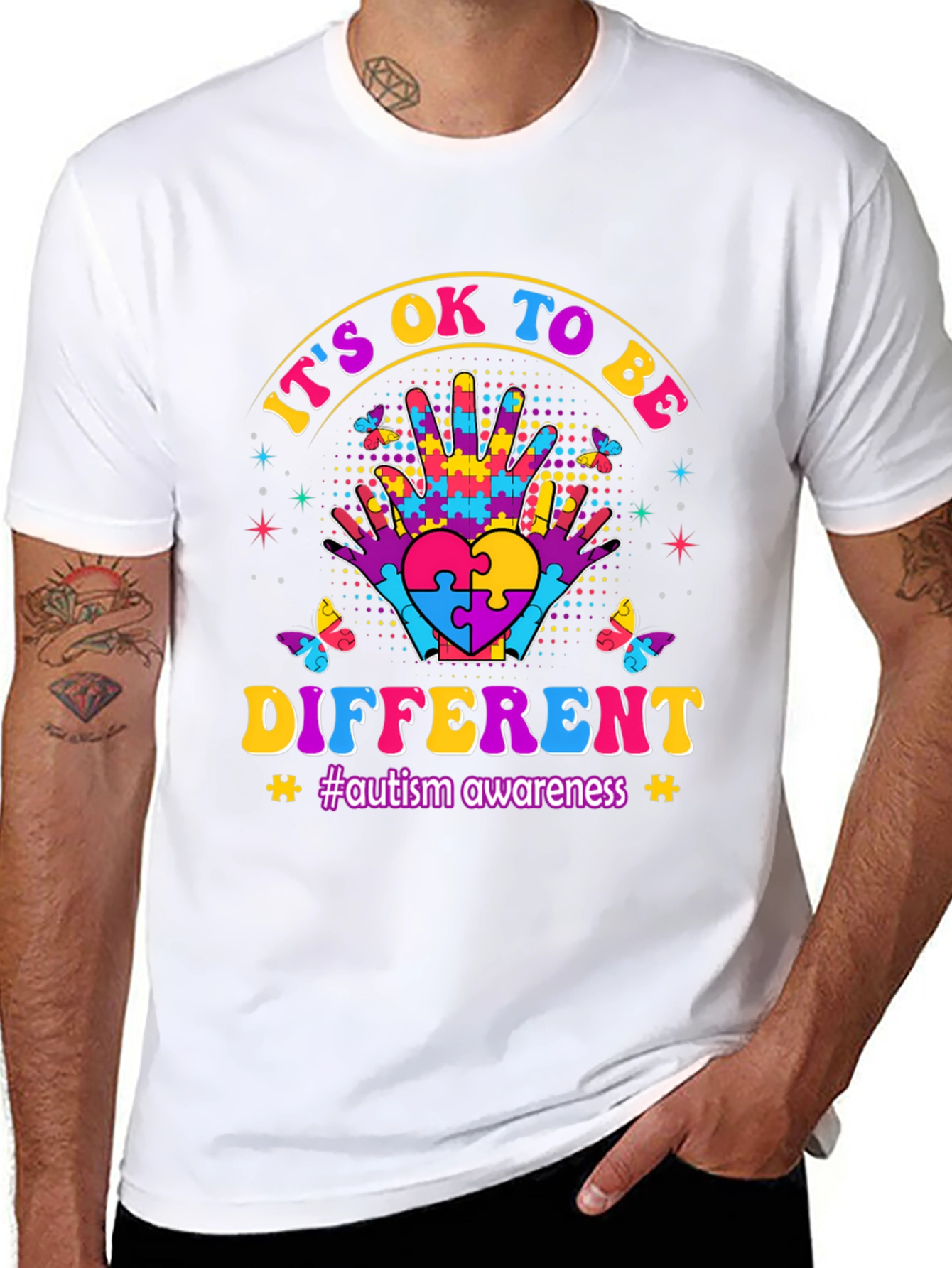 Autism Awareness T-Shirt: Its OK To Be Different