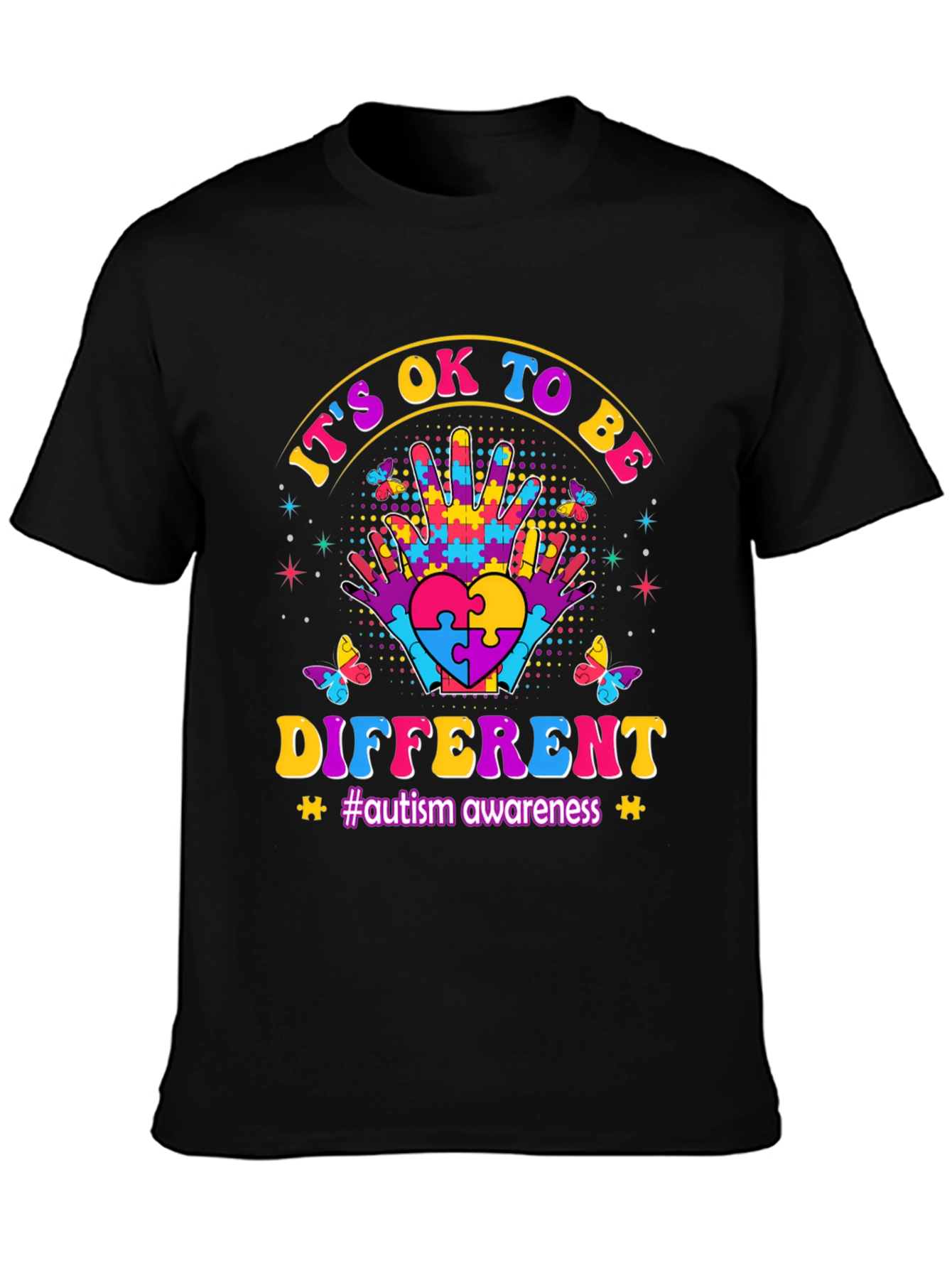 Autism Awareness T-Shirt: Its OK To Be Different